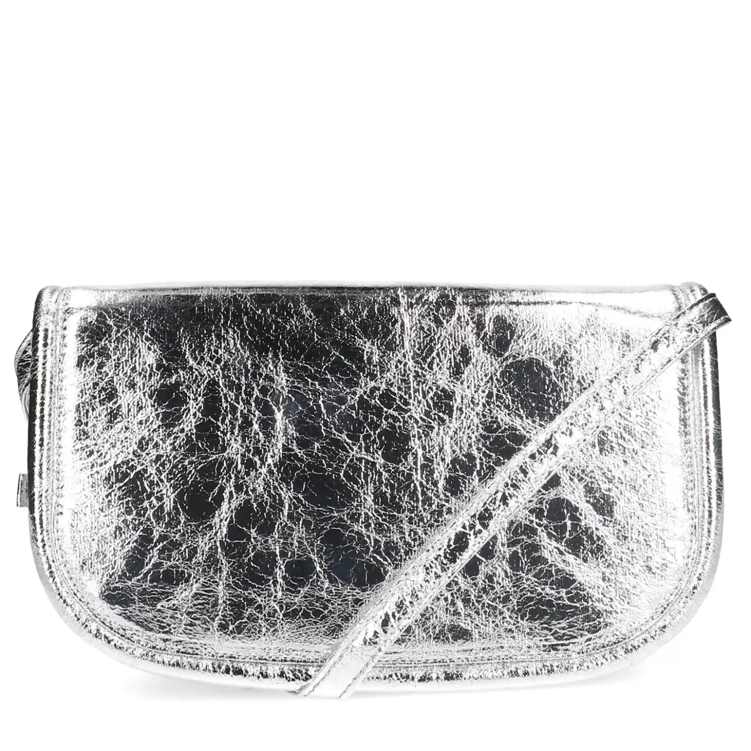 Shop Metallic Crossbody Bag - Silver Women Crossbody Bags