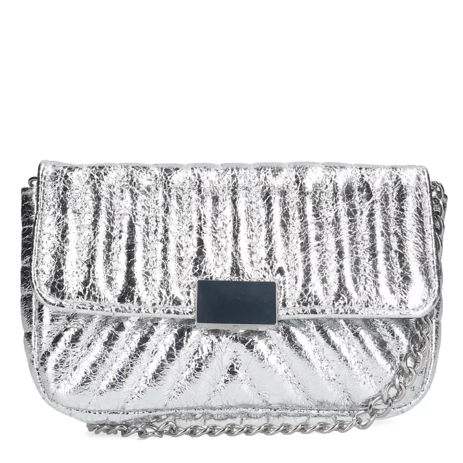 Discount Metallic Crossbody Bag - Silver Women Crossbody Bags