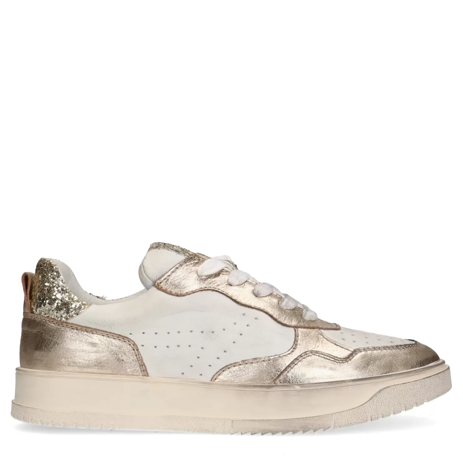 Cheap Metallic Sneakers With Sequins - Gold Women Sneakers