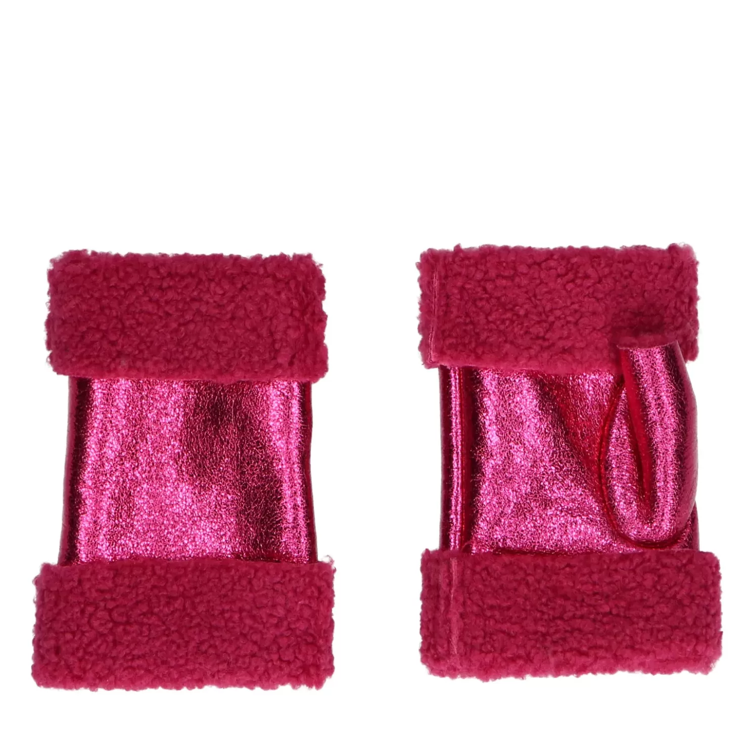 Sale Metallise Hand Warmers - Pink Women Gloves