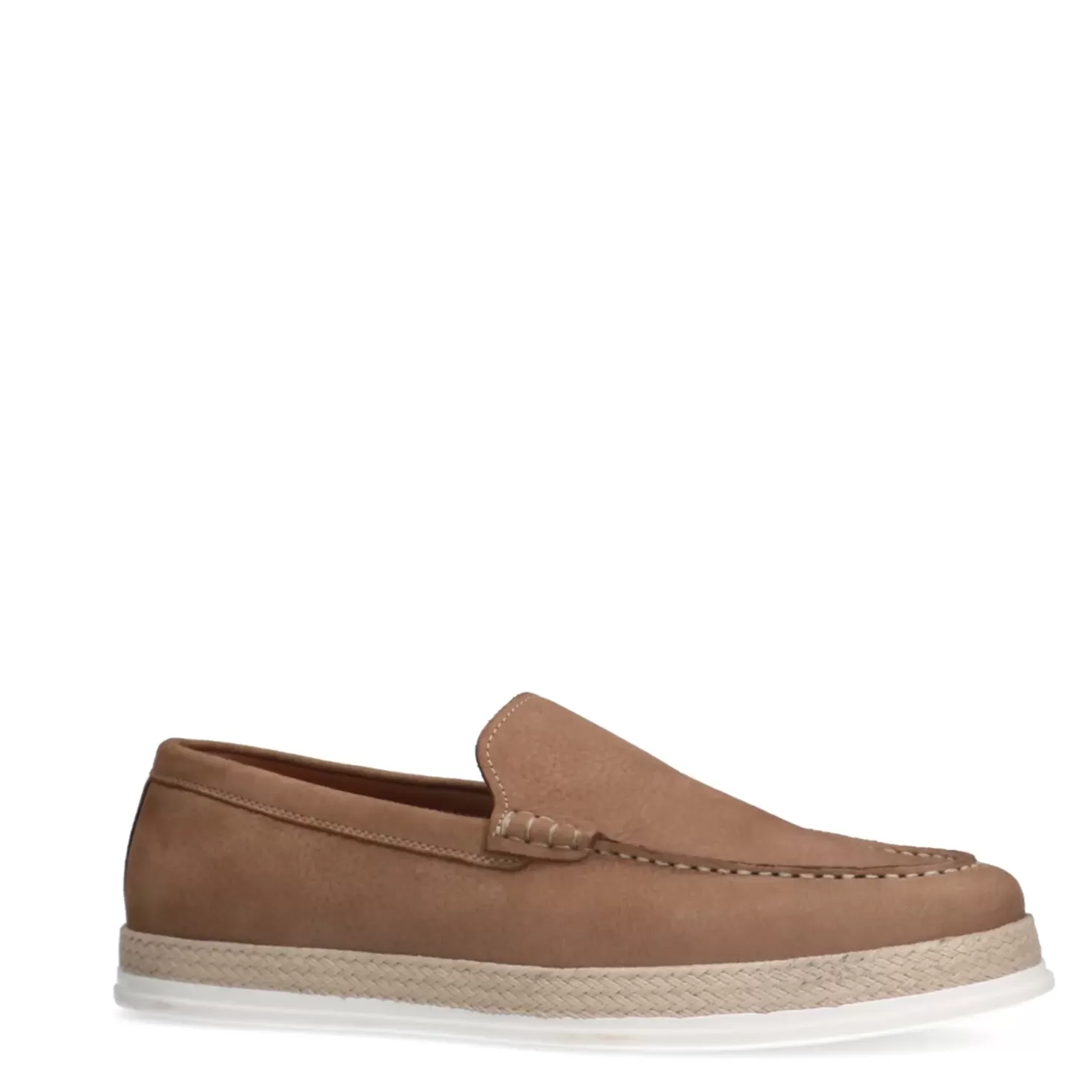 Flash Sale Nubuck Loafers - Brown Men Moccasins