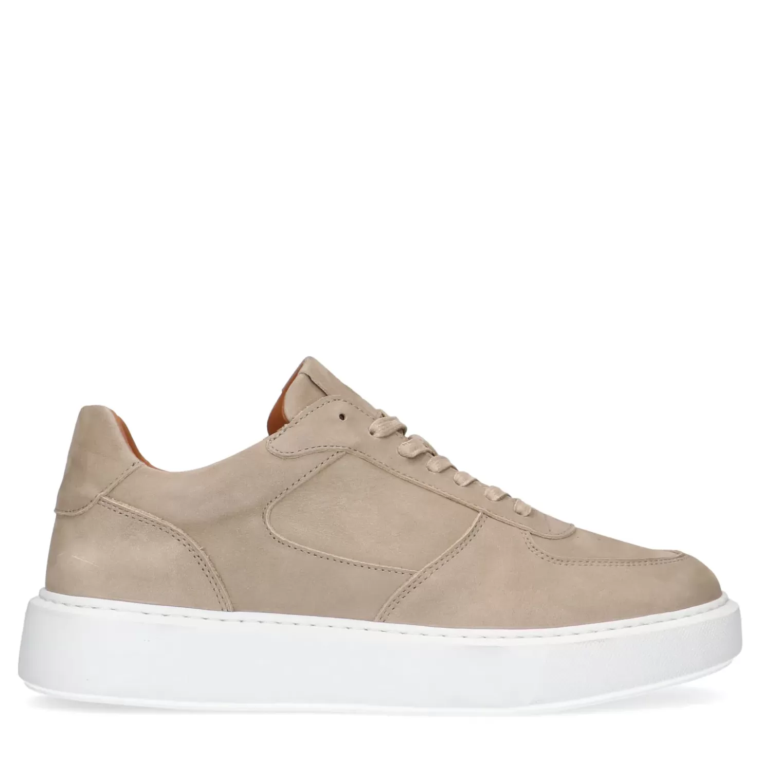 Best Nubuck Sneakers - Beige Men Sneakers