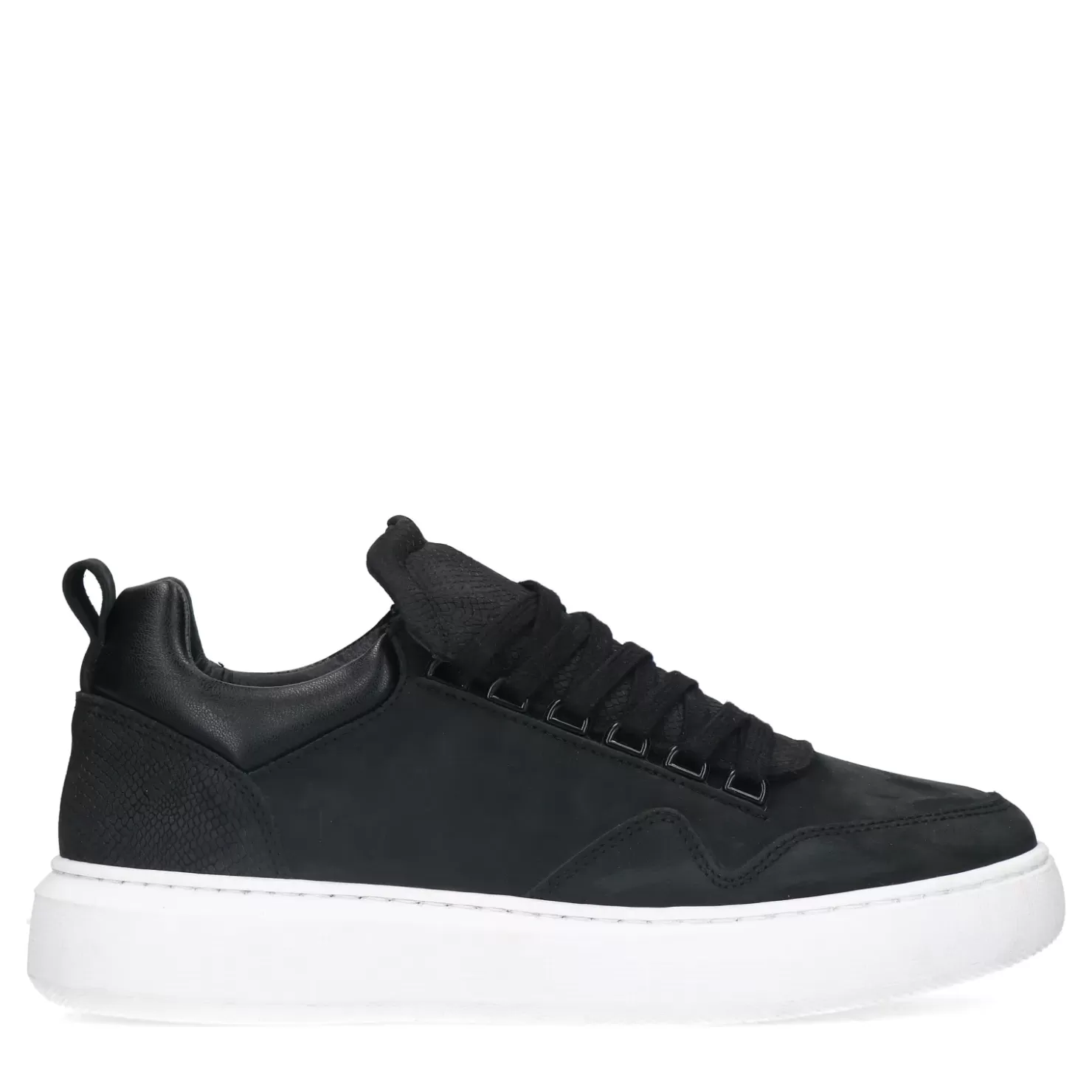 Hot Nubuck Sneakers - Black Men Sneakers