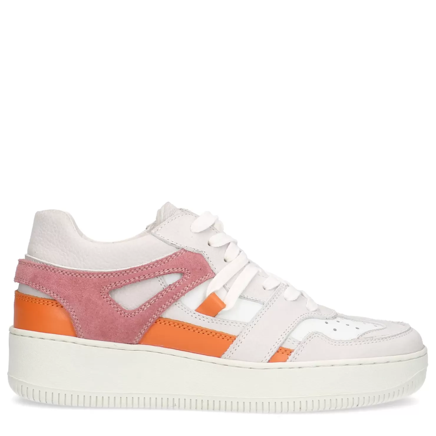 Fashion Nubuck Sneakers - Off-White Women Sneakers