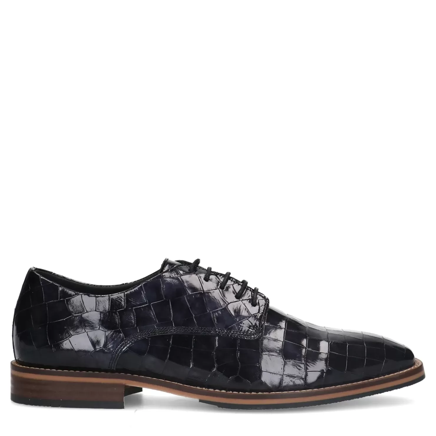 Best Patent Leather Lace-Up Shoes - Black Men Lace-Up Shoes