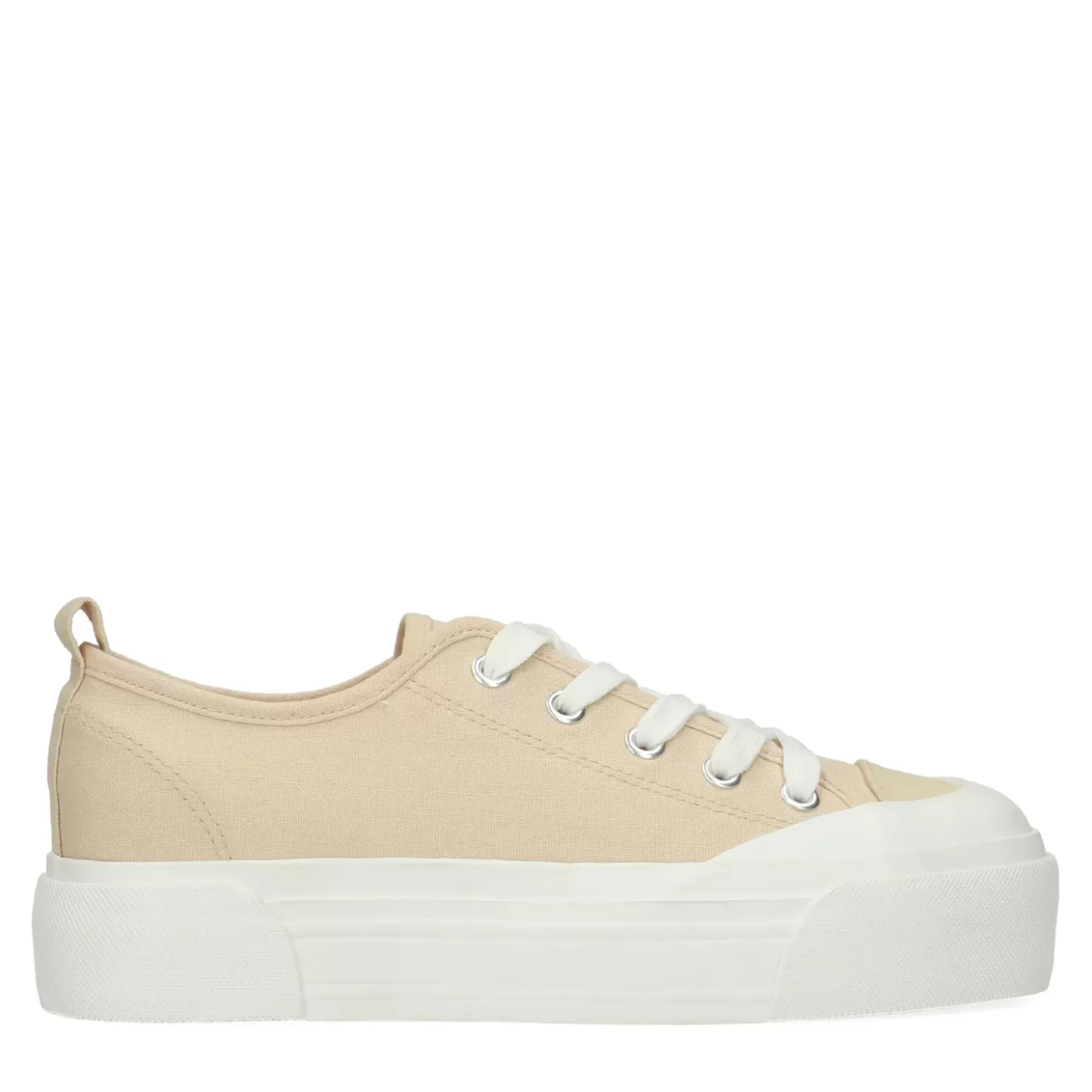 New Platform Sole Sneakers - Beige Women Sneakers