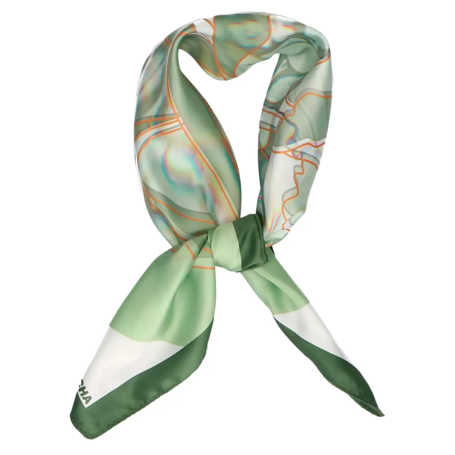 Clearance Printed Scarf - Green Women Scarves