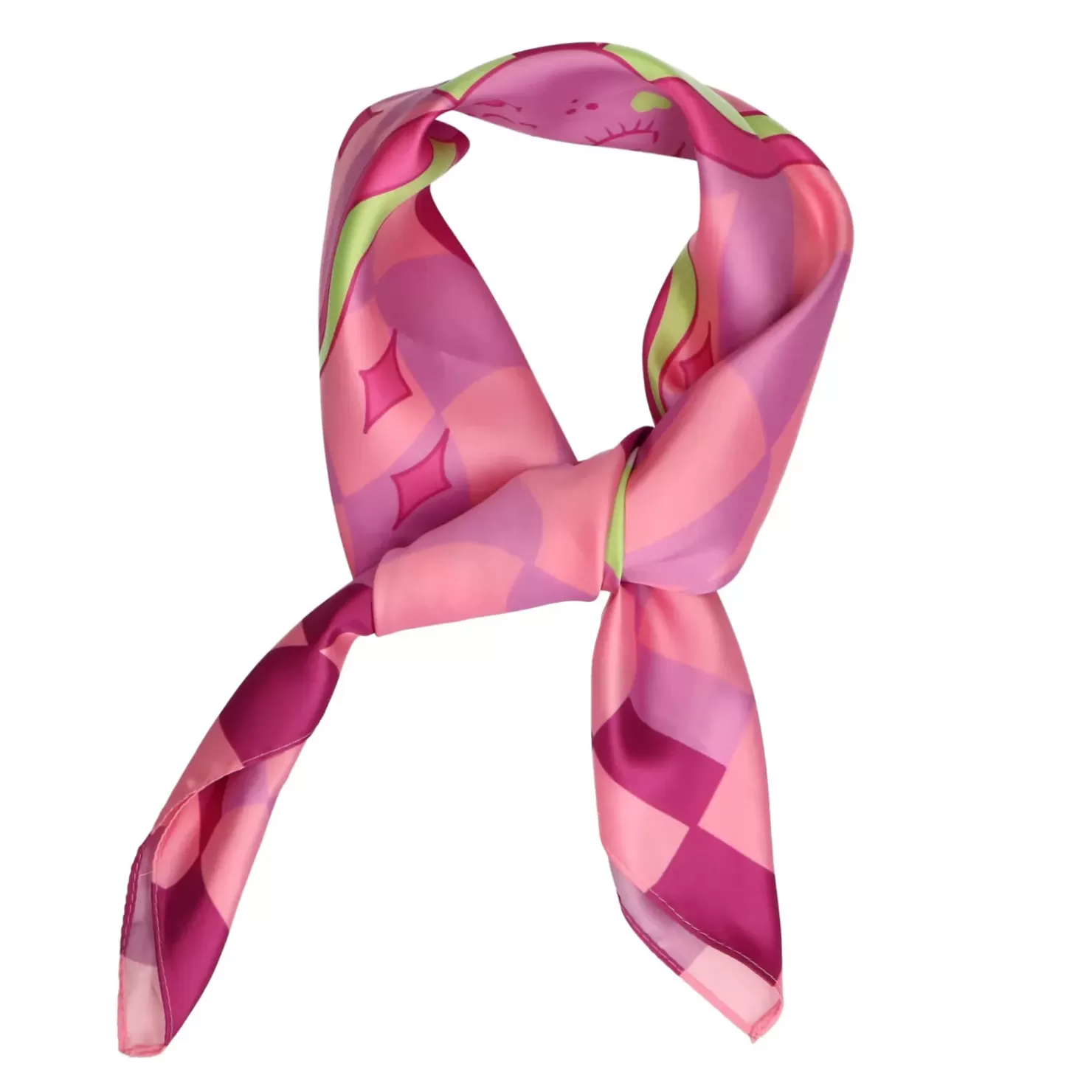 Cheap Printed Scarf - Pink Women Scarves