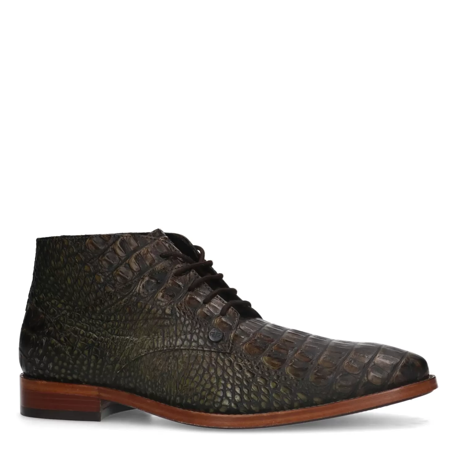 Outlet Rehab Barry Duo Lace-Up Shoes - Dark Green Men Lace-Up Shoes