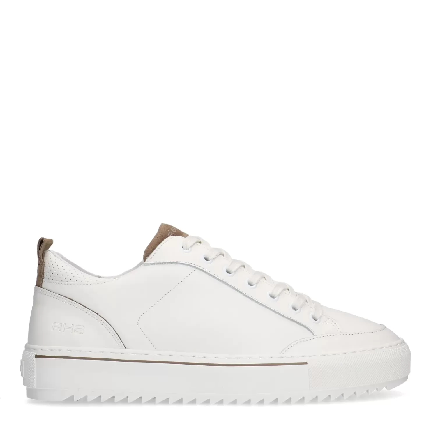 Outlet Rehab Crash Leather Sneakers - White Men Sneakers