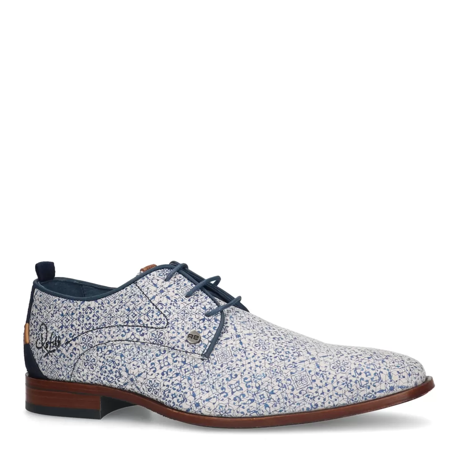 Sale Rehab Greg Tyle Delft Lace-Up Shoes - Blue Men Lace-Up Shoes