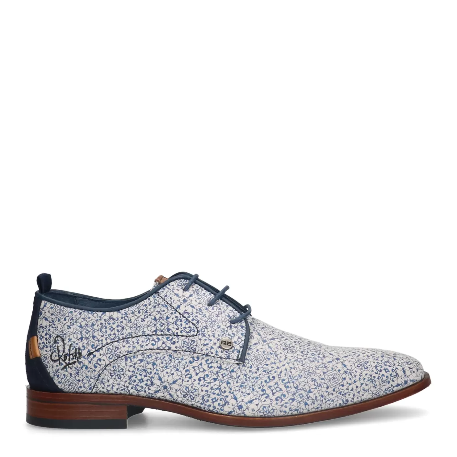 Sale Rehab Greg Tyle Delft Lace-Up Shoes - Blue Men Lace-Up Shoes