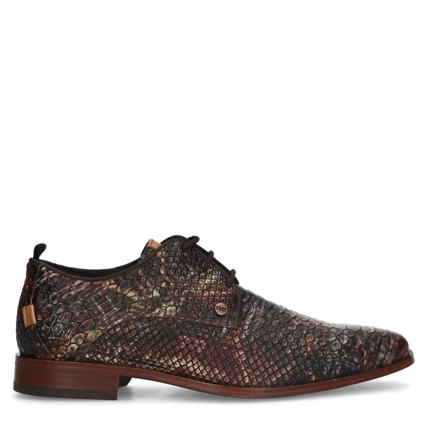 Discount Rehab Greg Wood Lace-Up Shoes - Brown Men Lace-Up Shoes