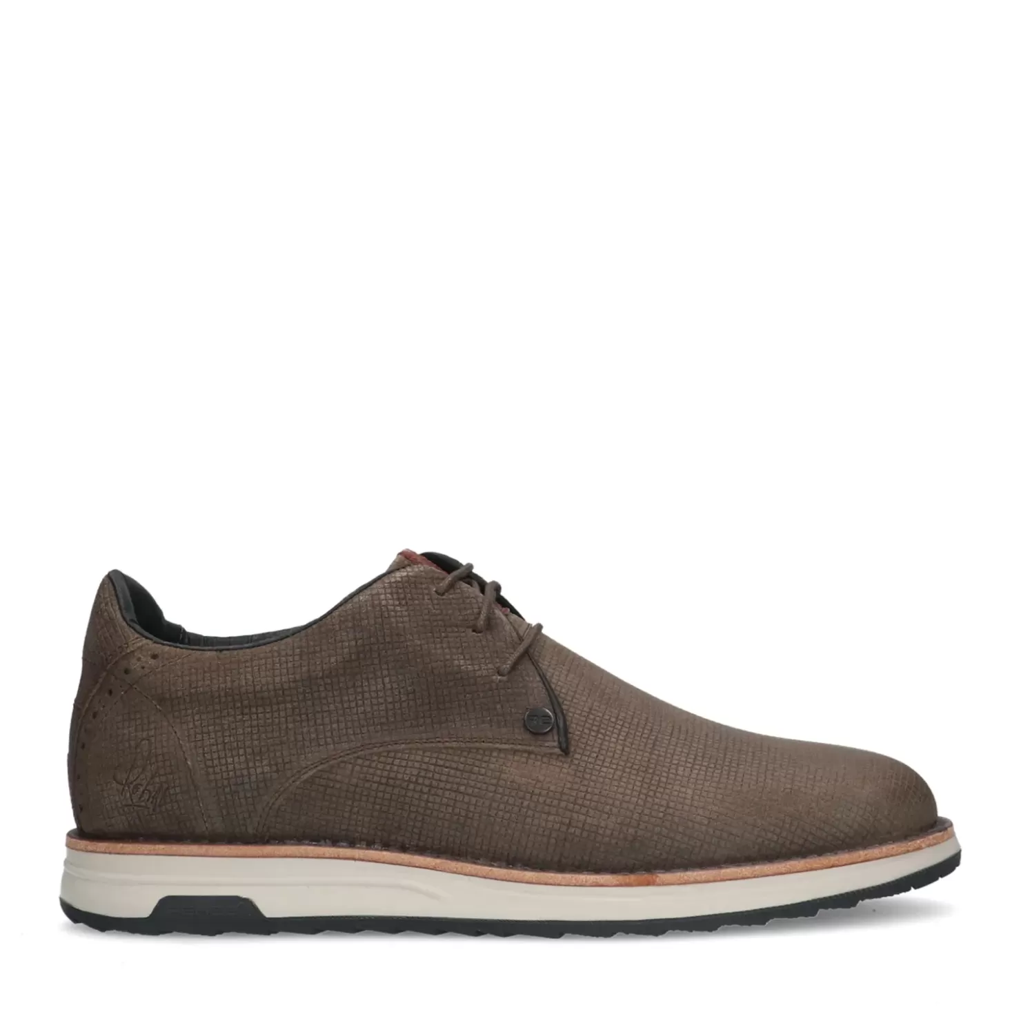 Flash Sale Rehab Nolan Square Lace-Up Shoes - Dark Gray Men Lace-Up Shoes