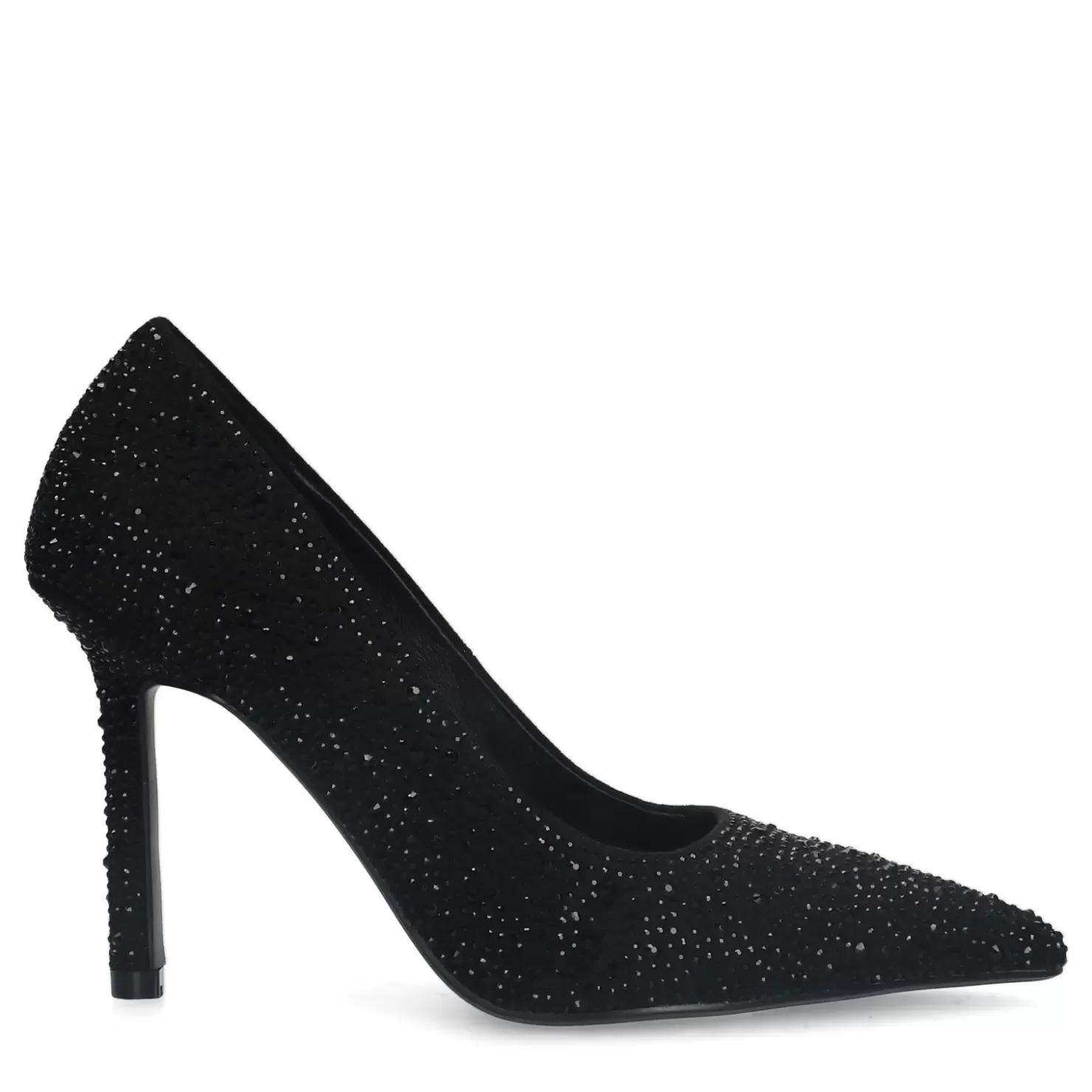 Hot Rhinestone Pumps - Black Women Pumps