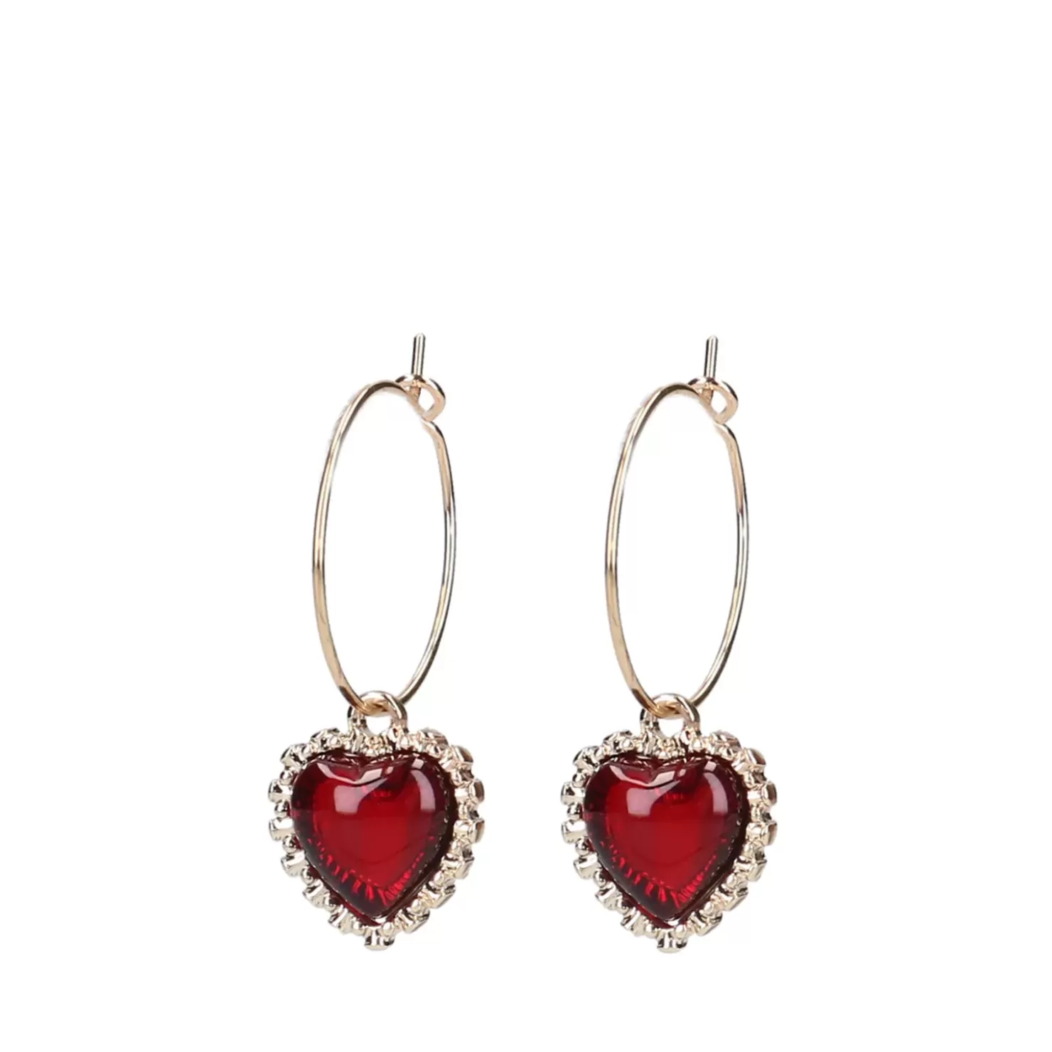 Cheap X Tessa Van Montfoort Heart Earrings - Gold Women Jewelry