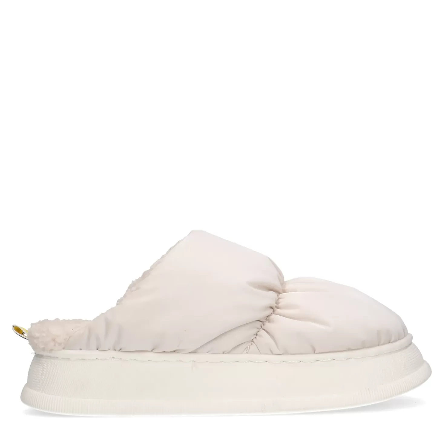 Outlet Slip-On Shoes With Platform Sole - Off-White Women Moccasins