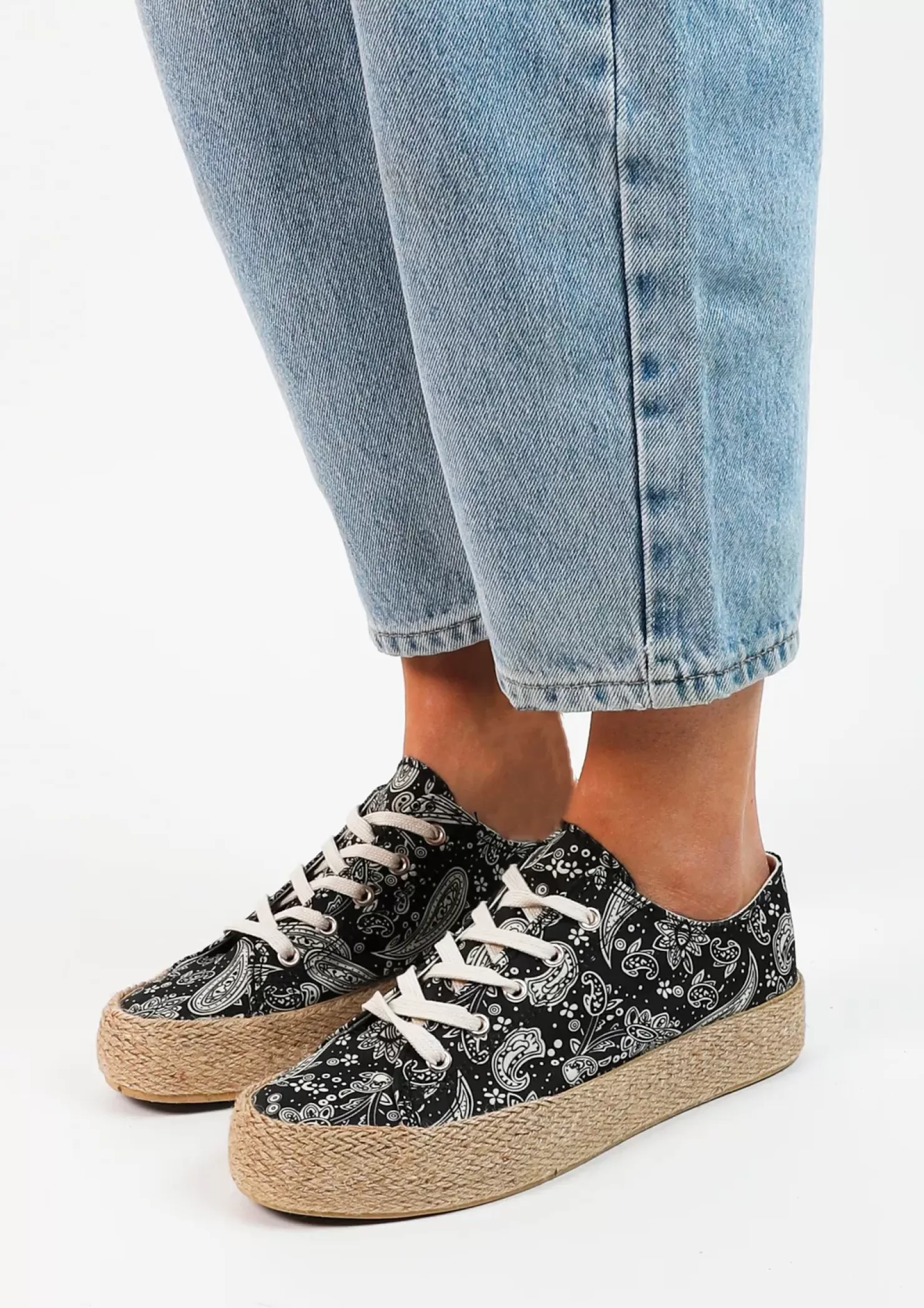 Best Sale Sneakers With Bandana Print Women Sneakers