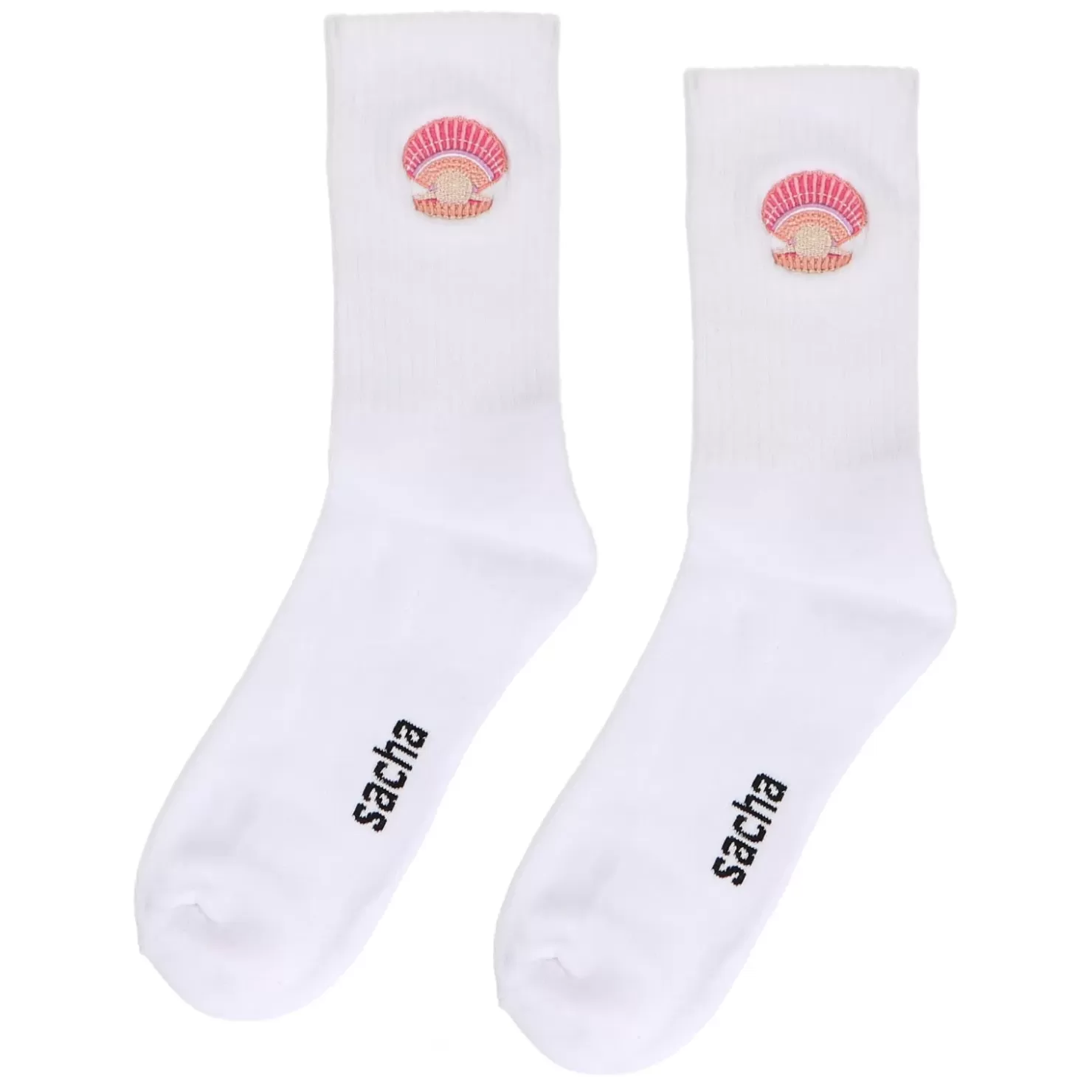 Cheap Sports Socks With Shell - White Women Tights And Socks