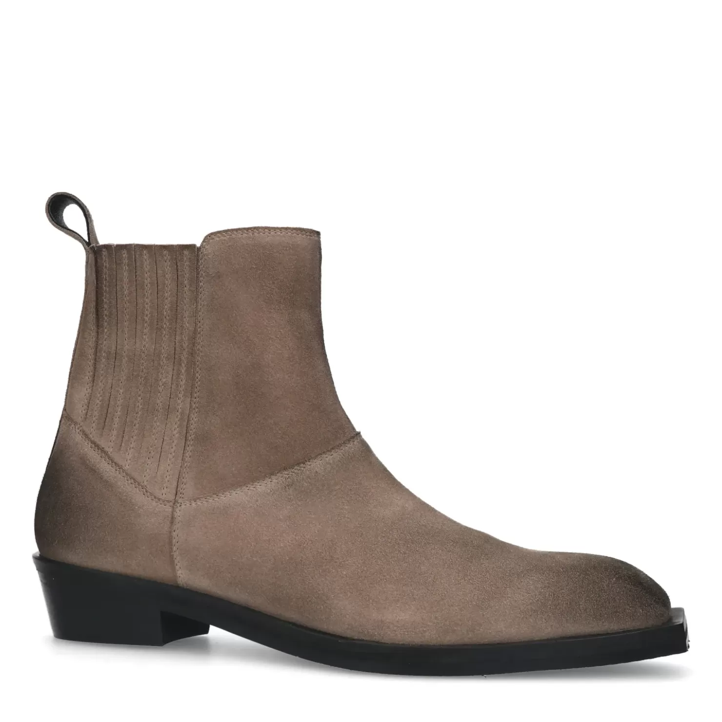 Clearance Suede Ankle Boots - Beige Men Boots