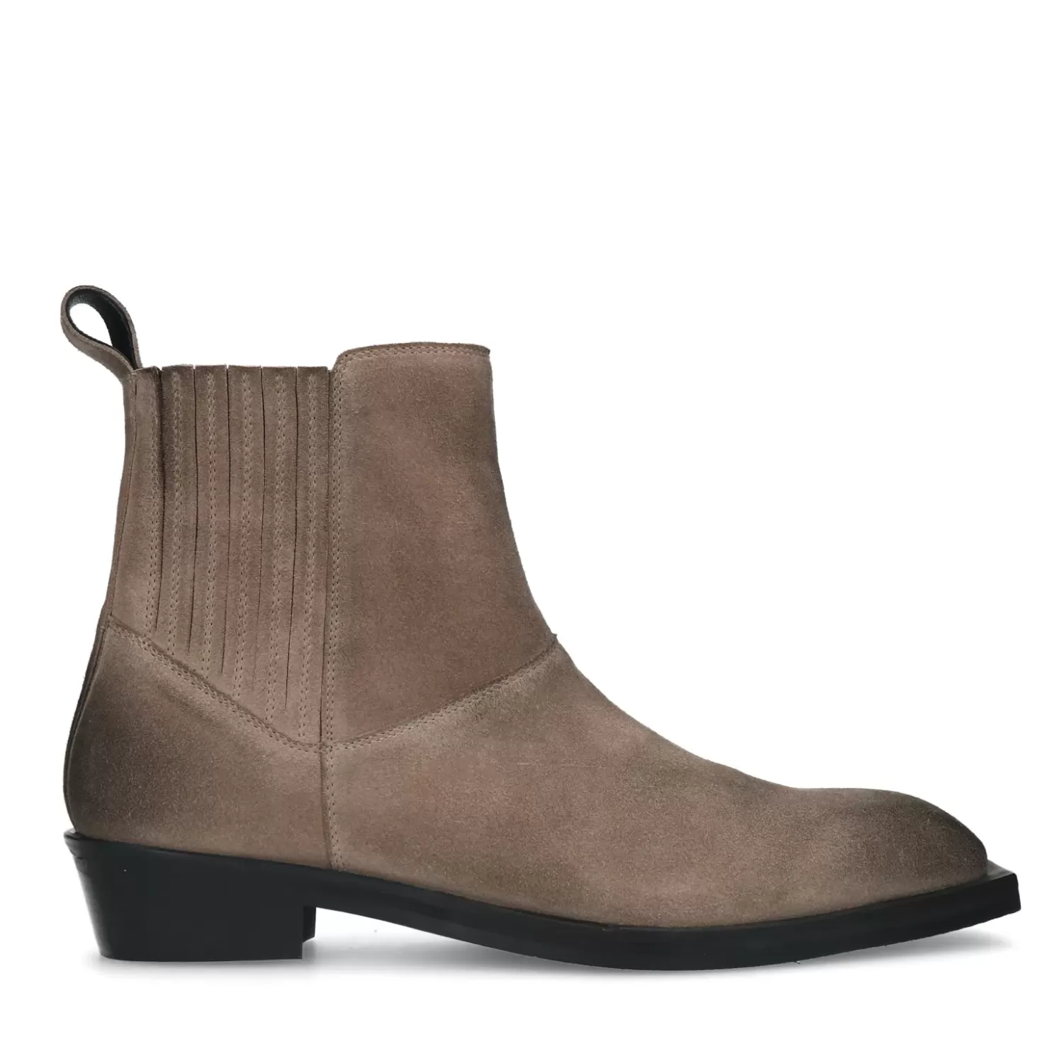 Clearance Suede Ankle Boots - Beige Men Boots