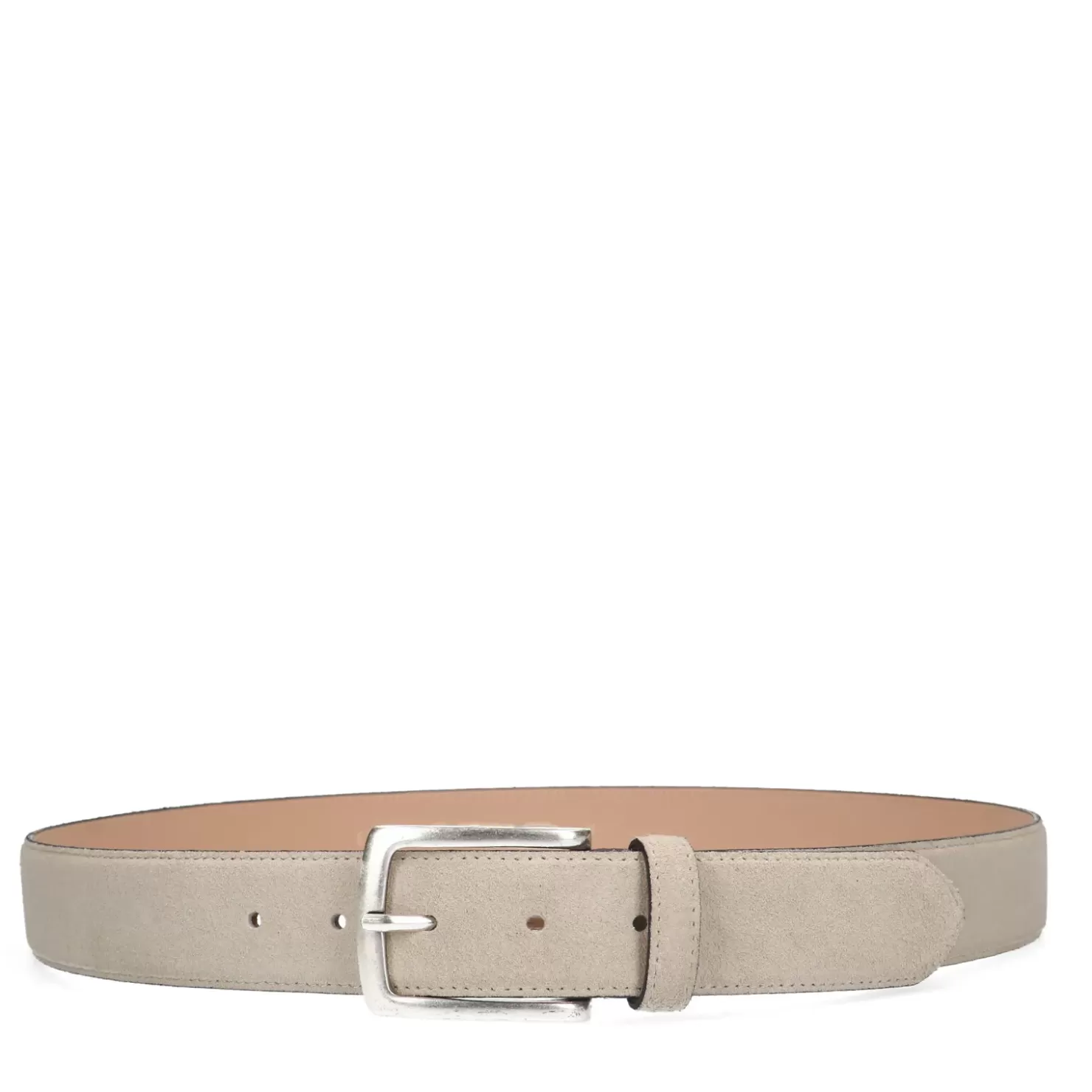 New Suede Belt - Beige Men Accessories