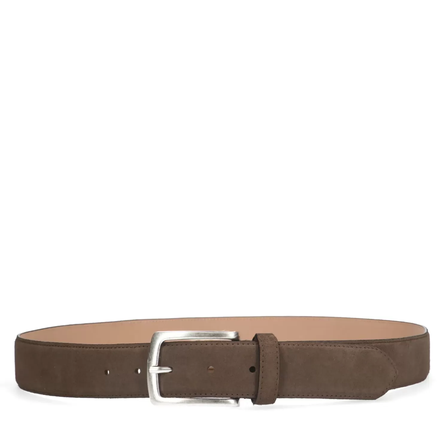 Discount Suede Belt - Taupe Men Accessories