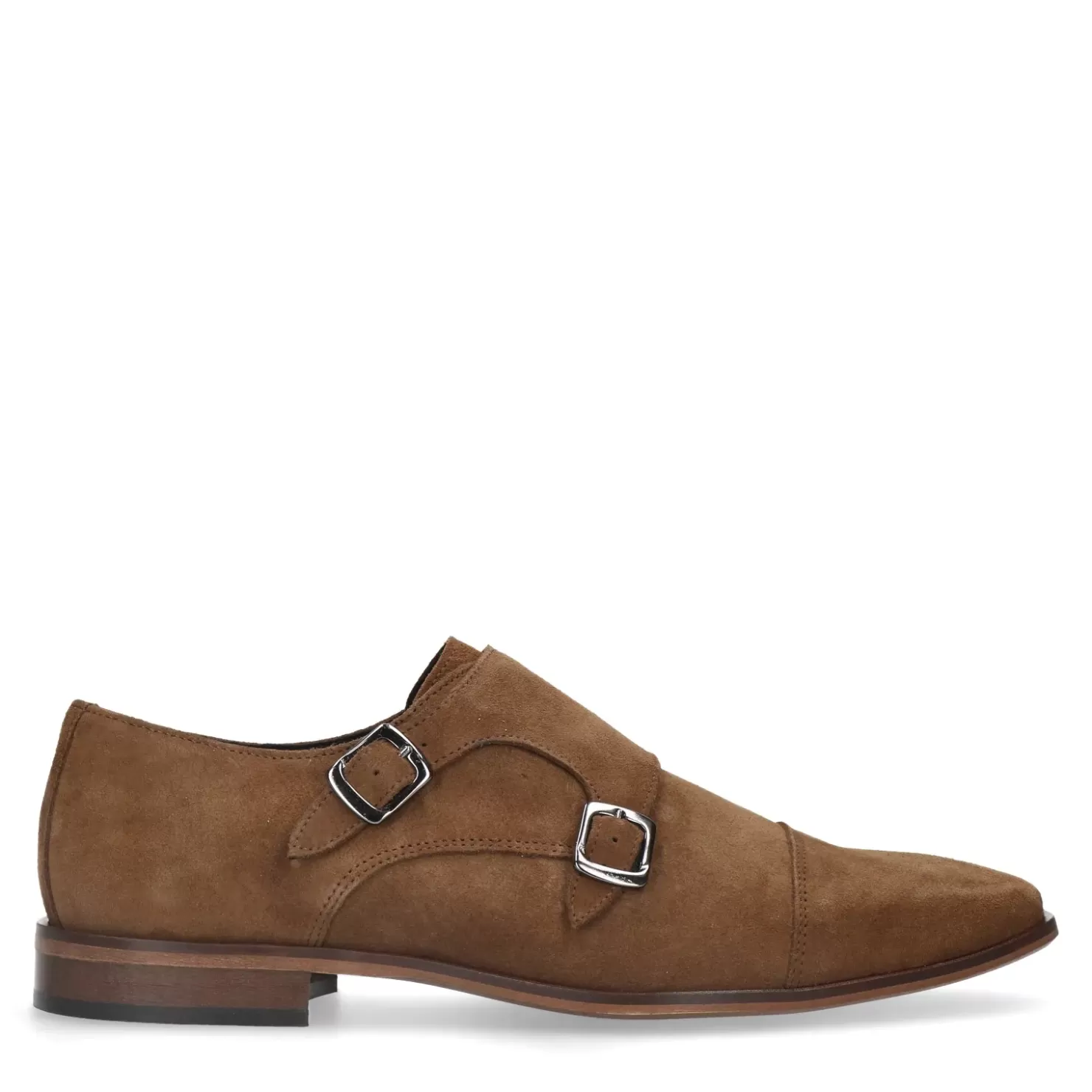 Sale Suede Buckle Shoes - Brown Men Buckle Shoes