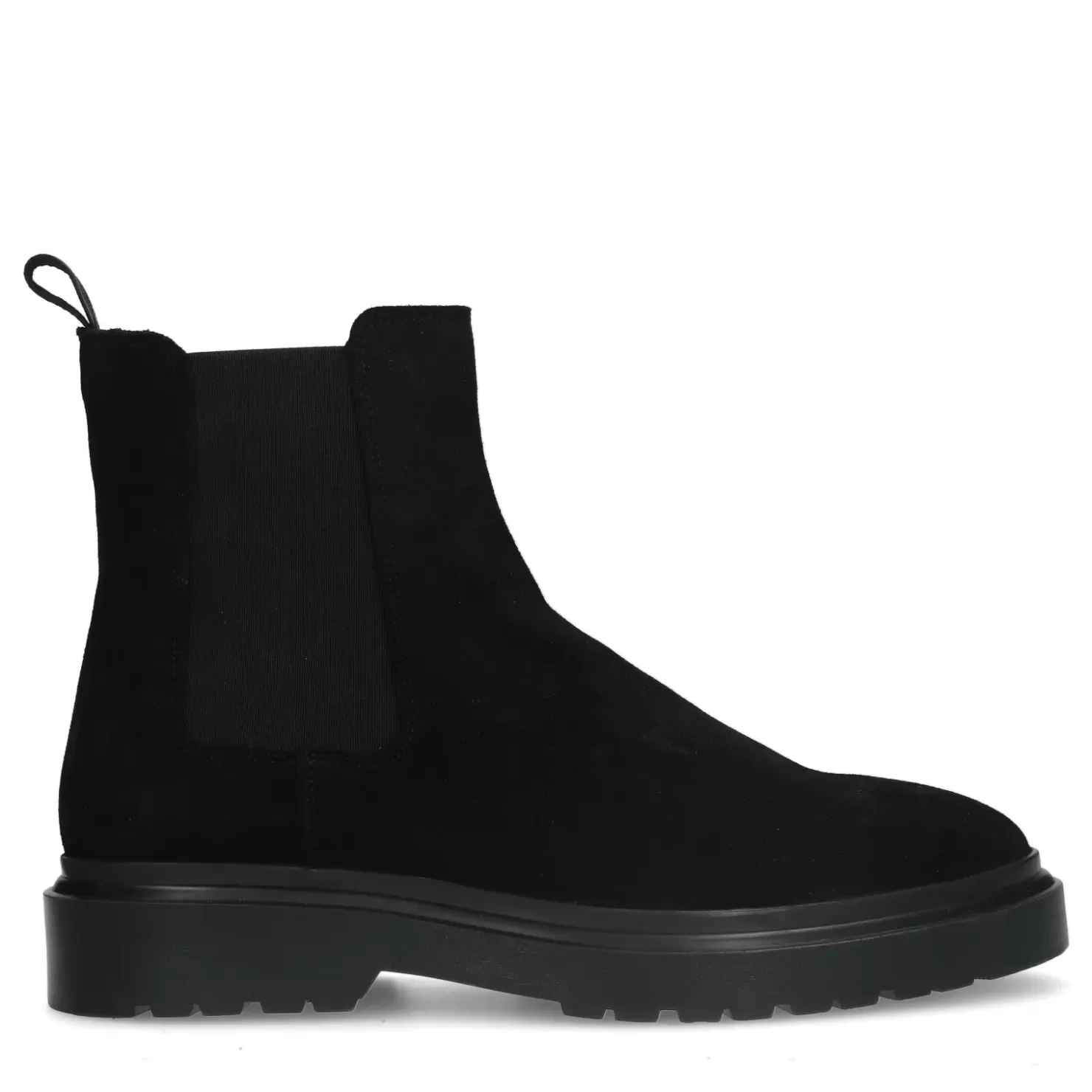 Fashion Suede Chelsea Boots - Black Men Boots