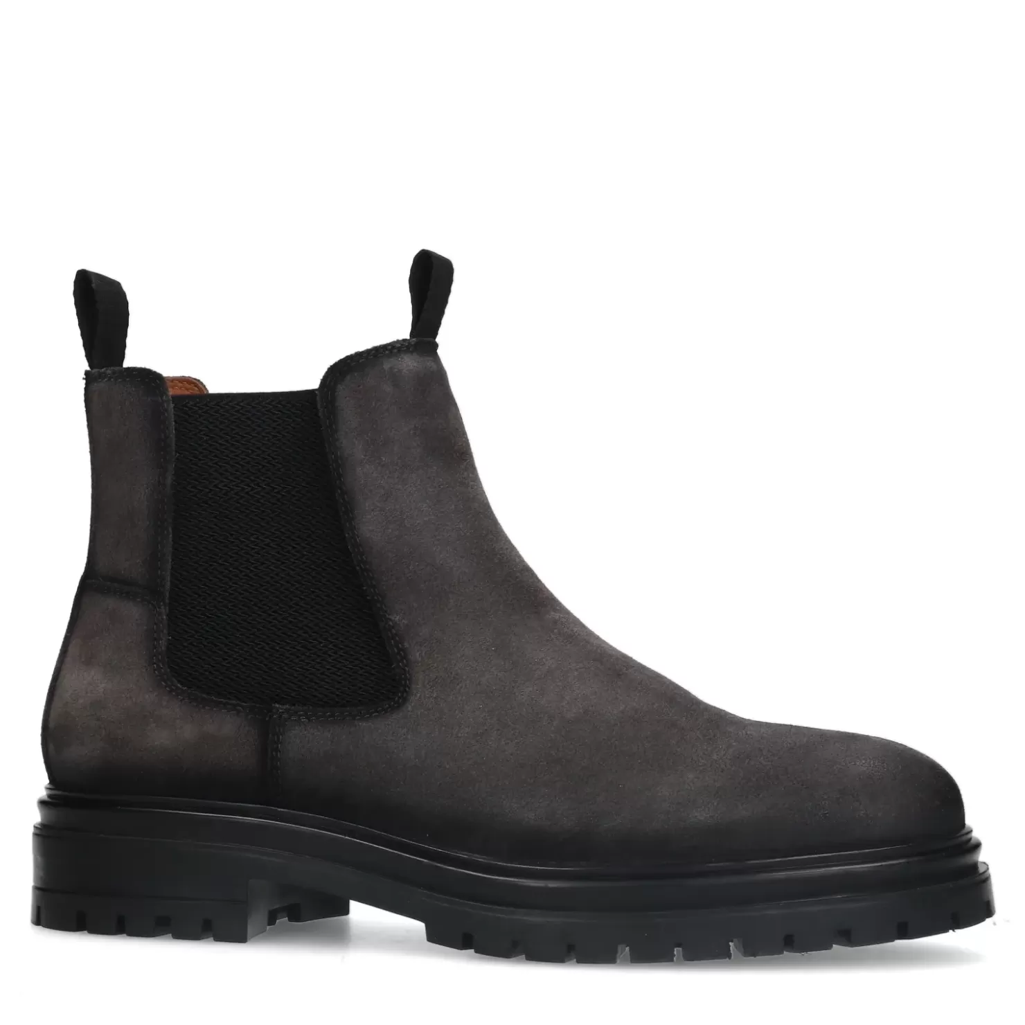 Cheap Suede Chelsea Boots - Dark Gray Men Boots