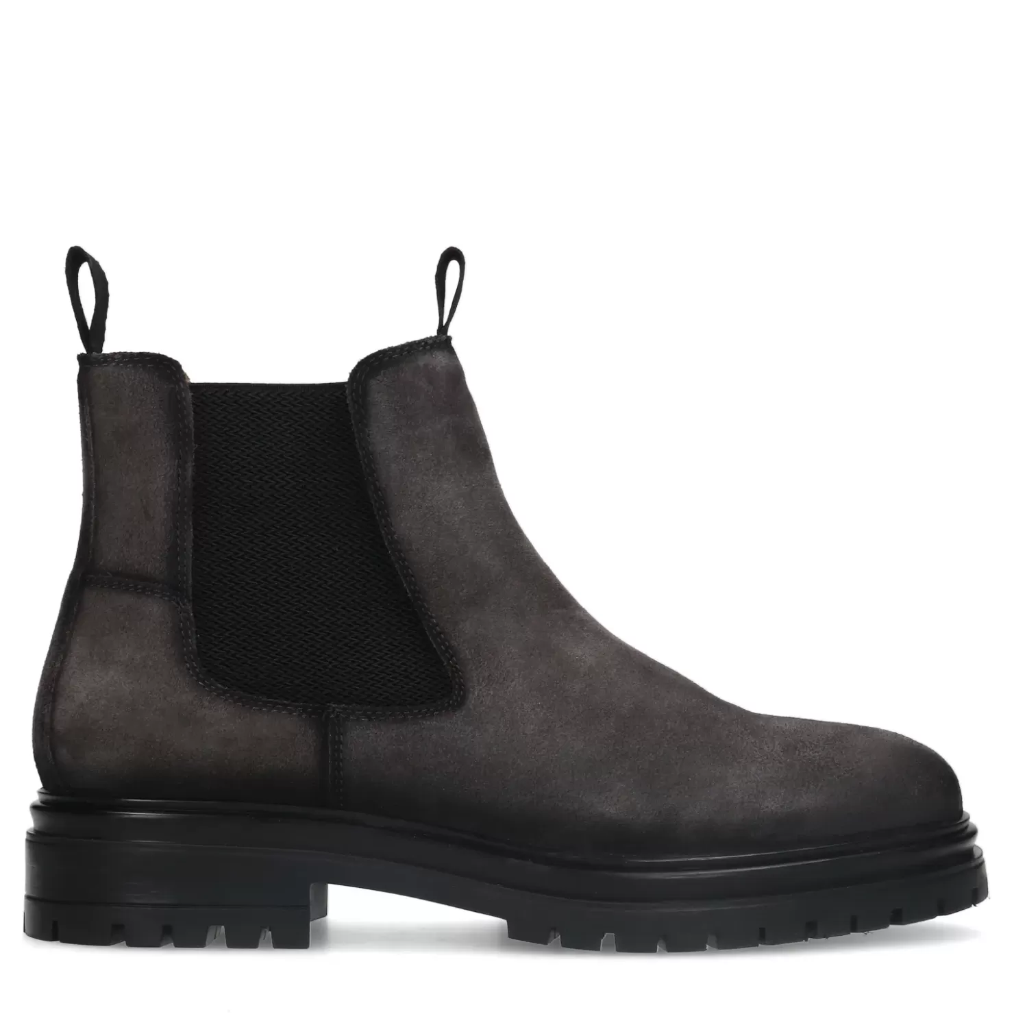 Cheap Suede Chelsea Boots - Dark Gray Men Boots