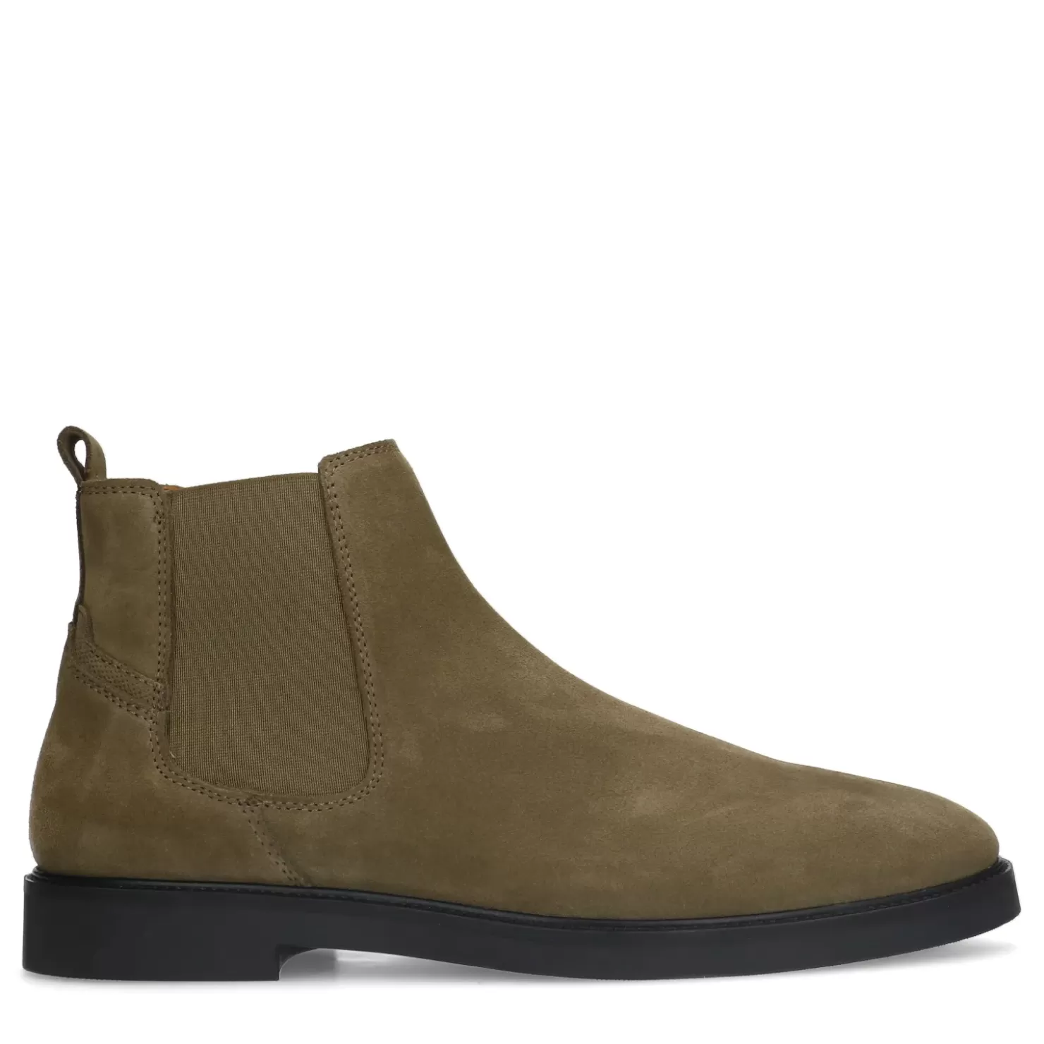 New Suede Chelsea Boots - Khaki Men Boots