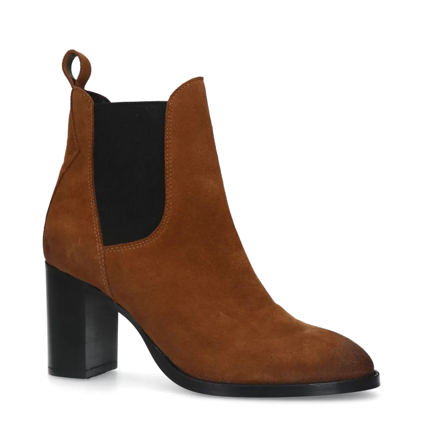 Best Suede Chelsea Boots With Heel - Brown Women Ankle Boots