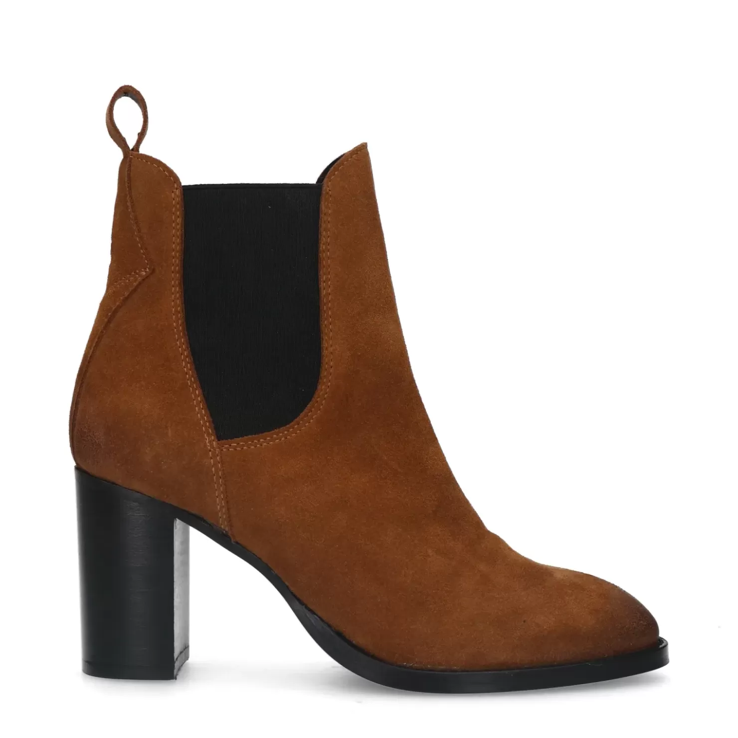 Best Suede Chelsea Boots With Heel - Brown Women Ankle Boots