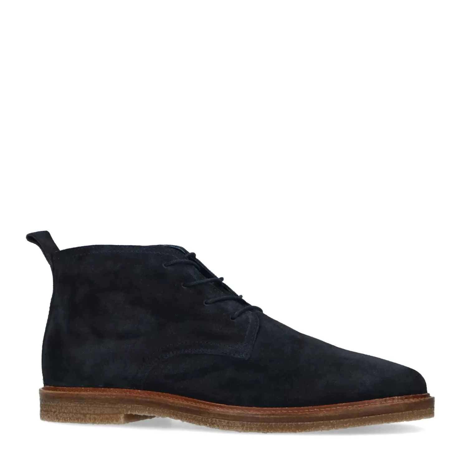 Sale Suede Desert Boots - Dark Blue Men Boots