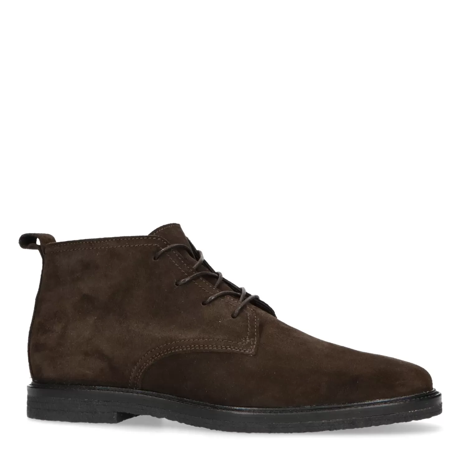 Hot Suede Lace-Up Boots - Brown Men Boots