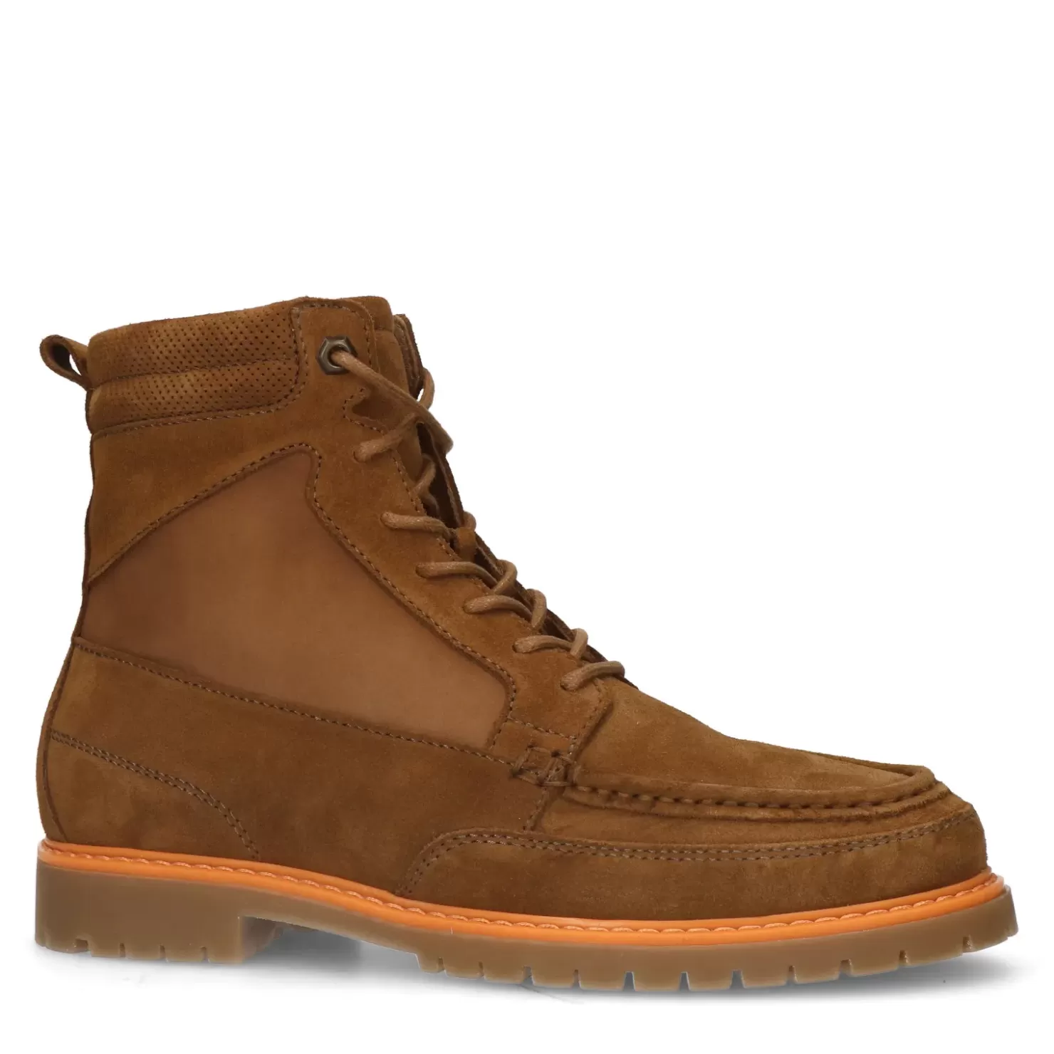 Cheap Suede Lace-Up Boots - Brown Men Boots