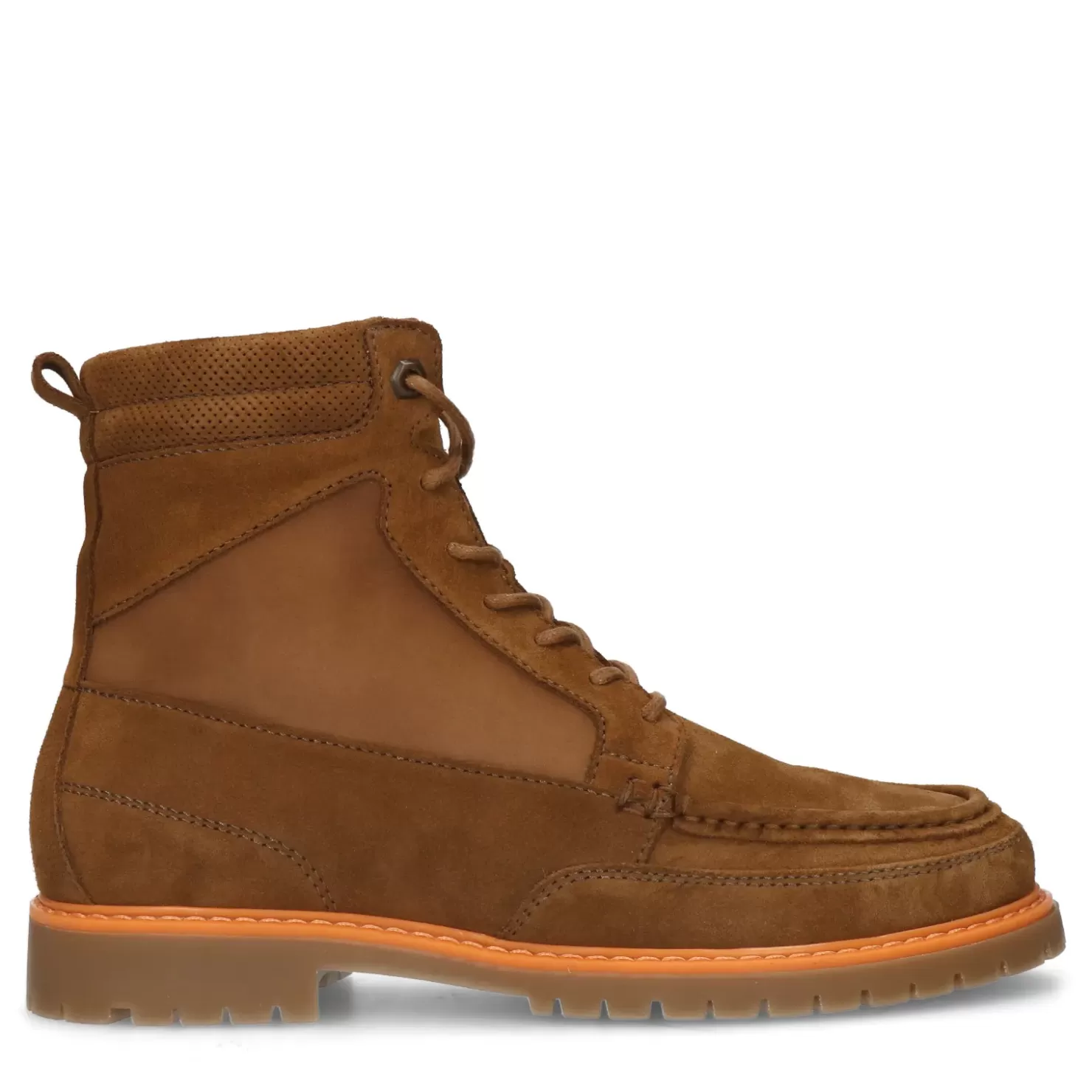 Cheap Suede Lace-Up Boots - Brown Men Boots