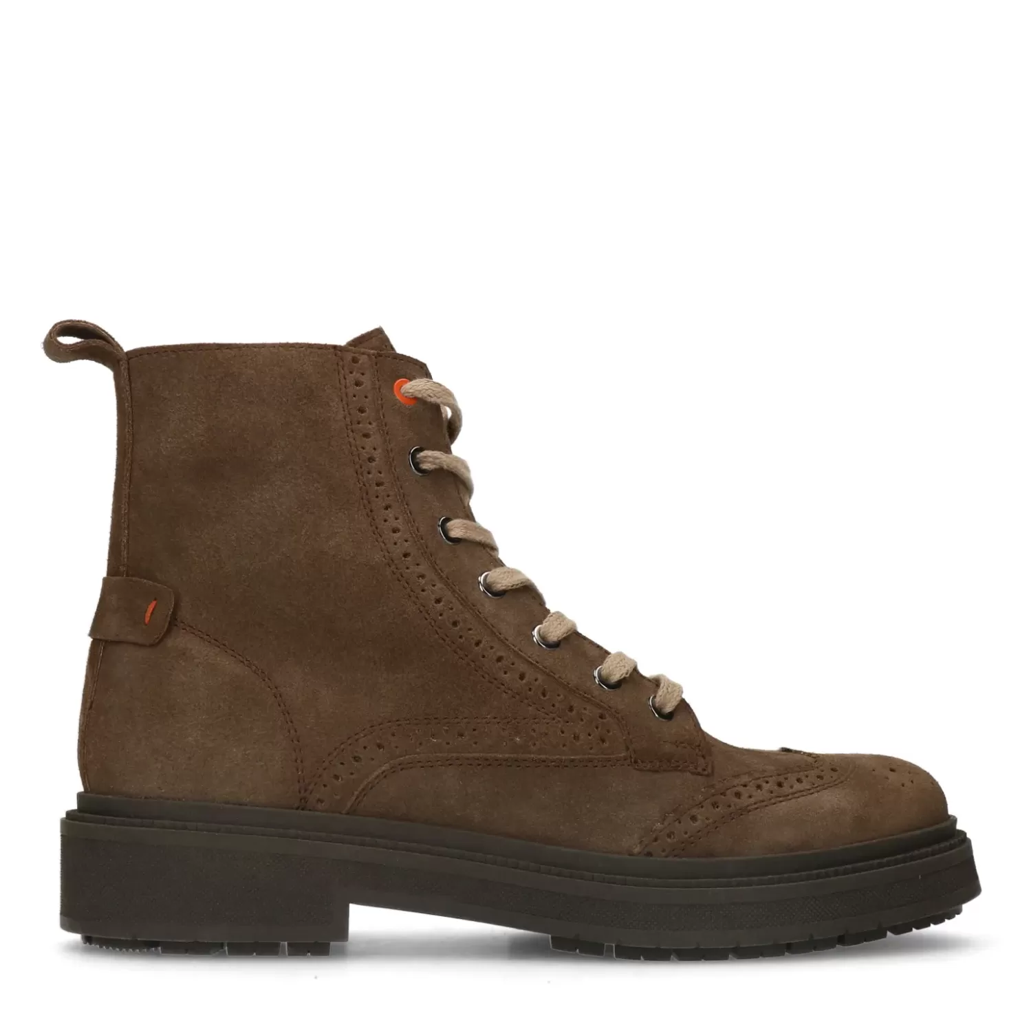 Best Sale Suede Lace-Up Boots - Brown Men Boots