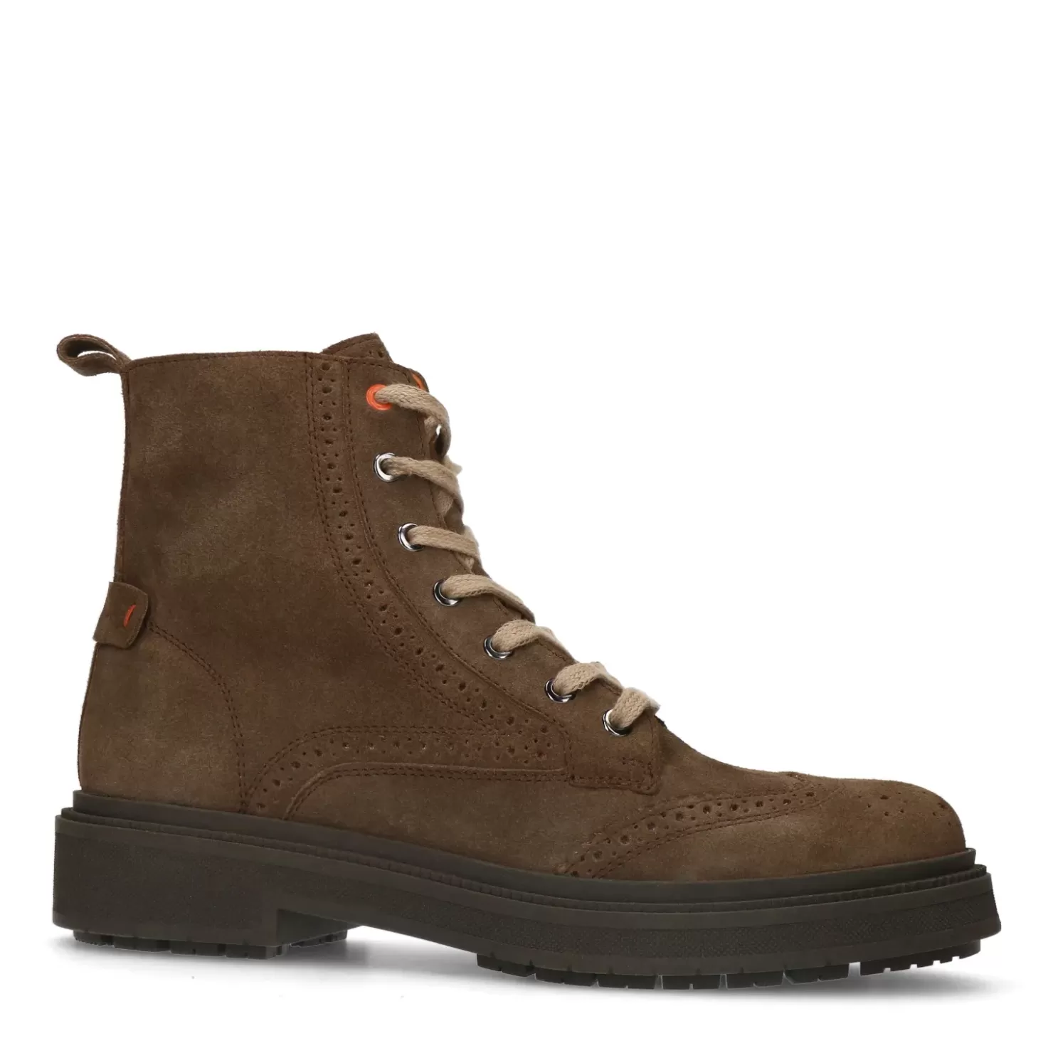 Best Sale Suede Lace-Up Boots - Brown Men Boots