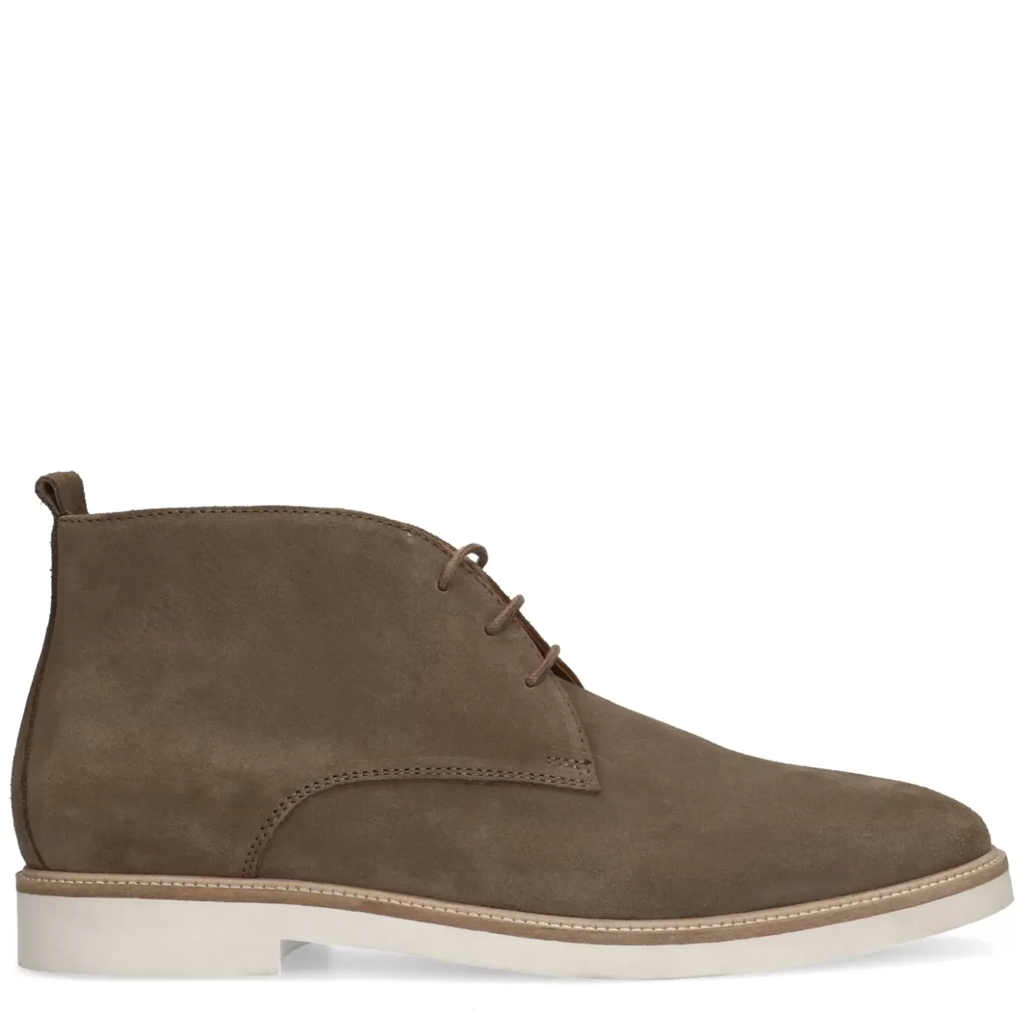 Best Suede Lace-Up Boots - Taupe Men Boots