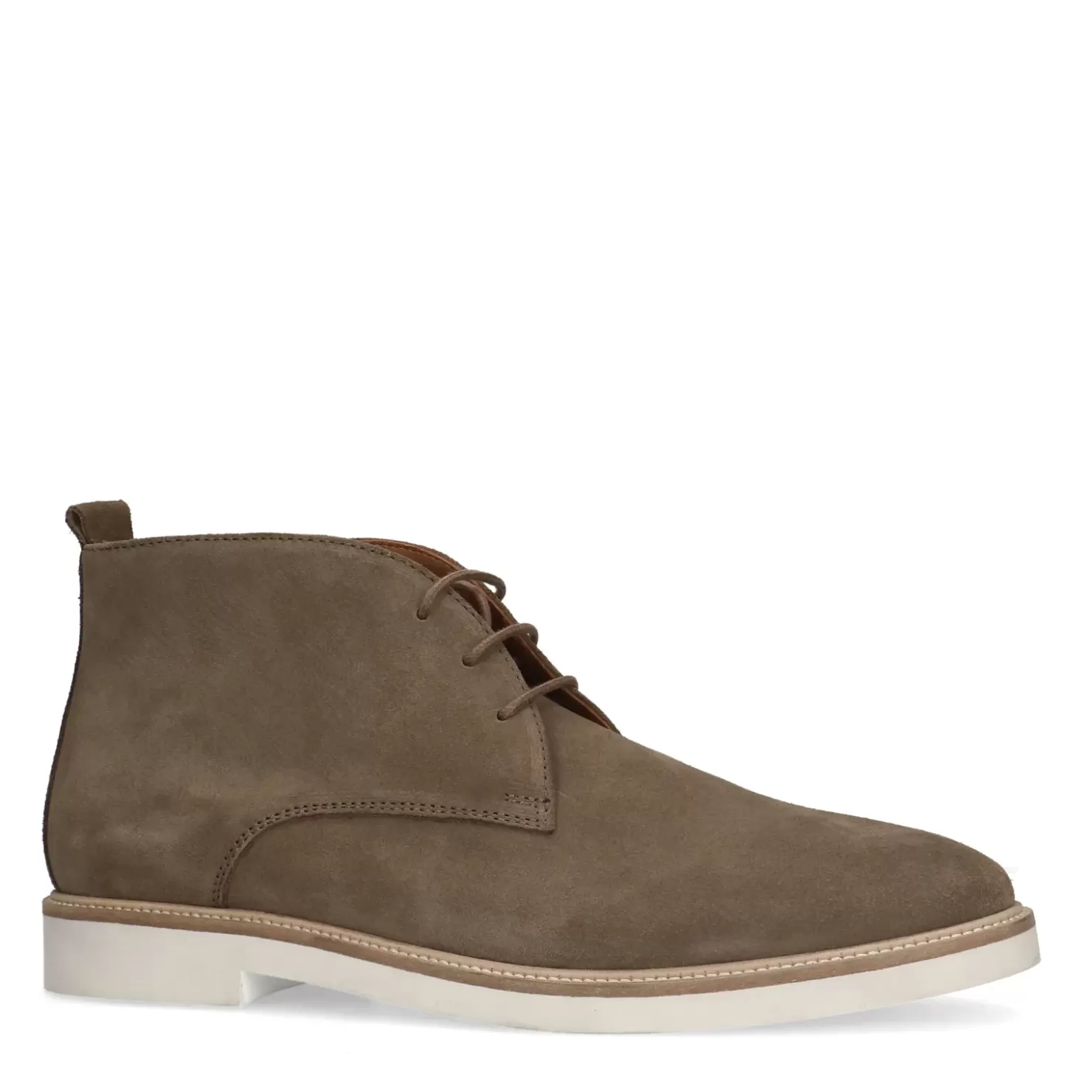 Best Suede Lace-Up Boots - Taupe Men Boots