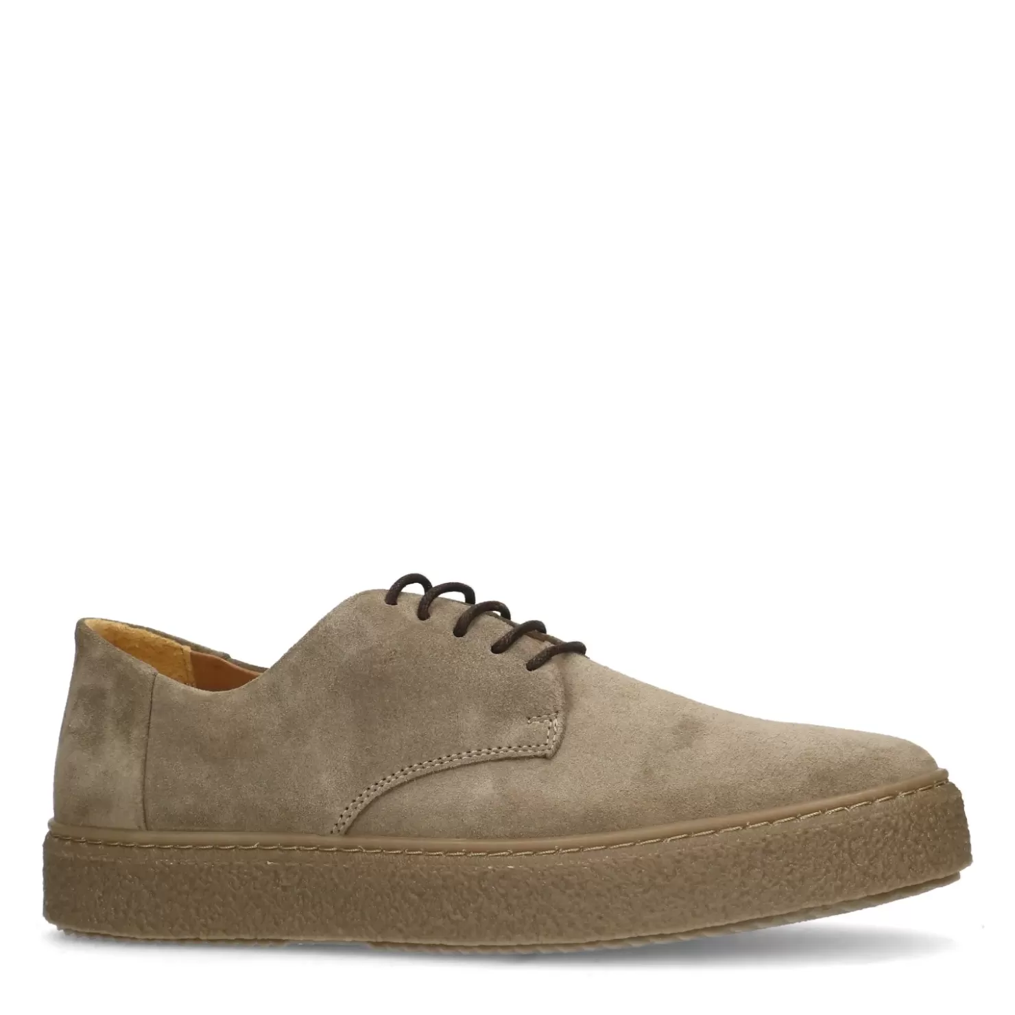 Clearance Suede Lace-Up Shoes - Beige Men Lace-Up Shoes