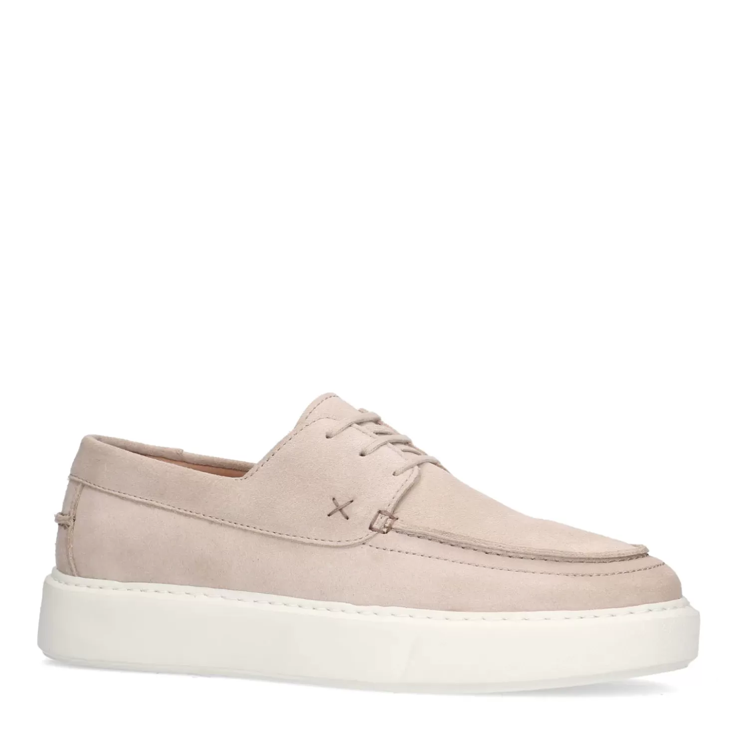 Cheap Suede Lace-Up Shoes - Beige Men Lace-Up Shoes