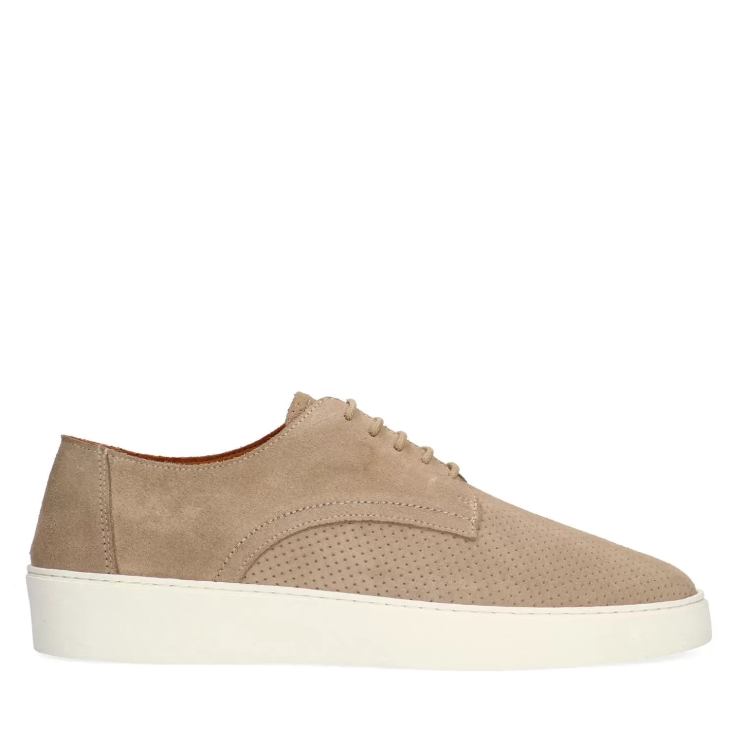 Best Sale Suede Lace-Up Shoes - Beige Men Lace-Up Shoes