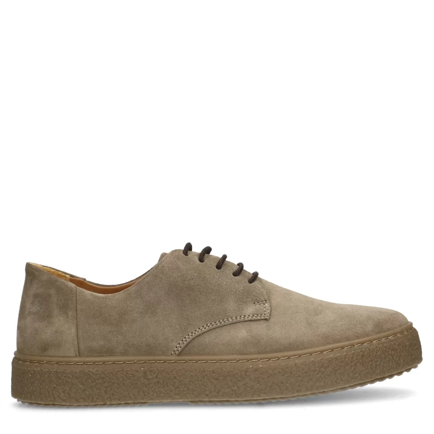 Clearance Suede Lace-Up Shoes - Beige Men Lace-Up Shoes