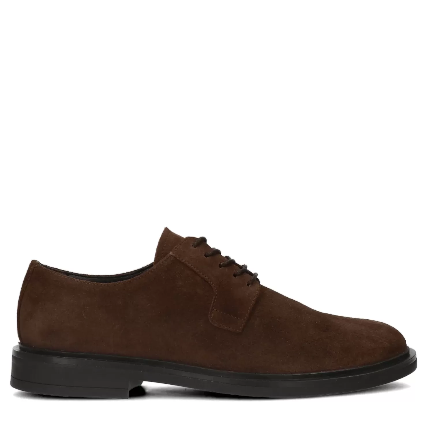 Hot Suede Lace-Up Shoes - Brown Men Lace-Up Shoes