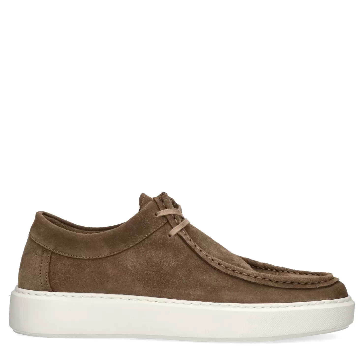 Hot Suede Lace-Up Shoes - Taupe Men Lace-Up Shoes