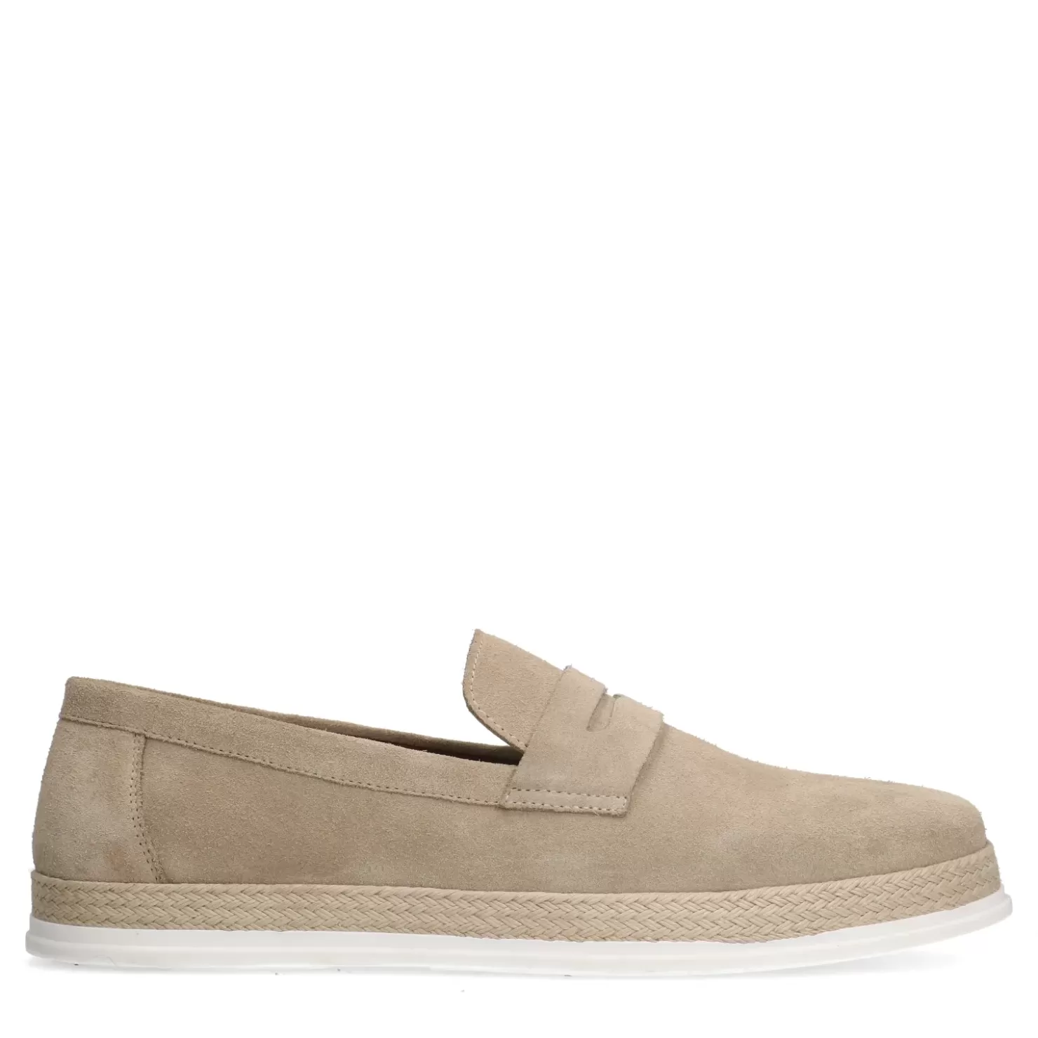 Sale Suede Loafers - Beige Men Moccasins