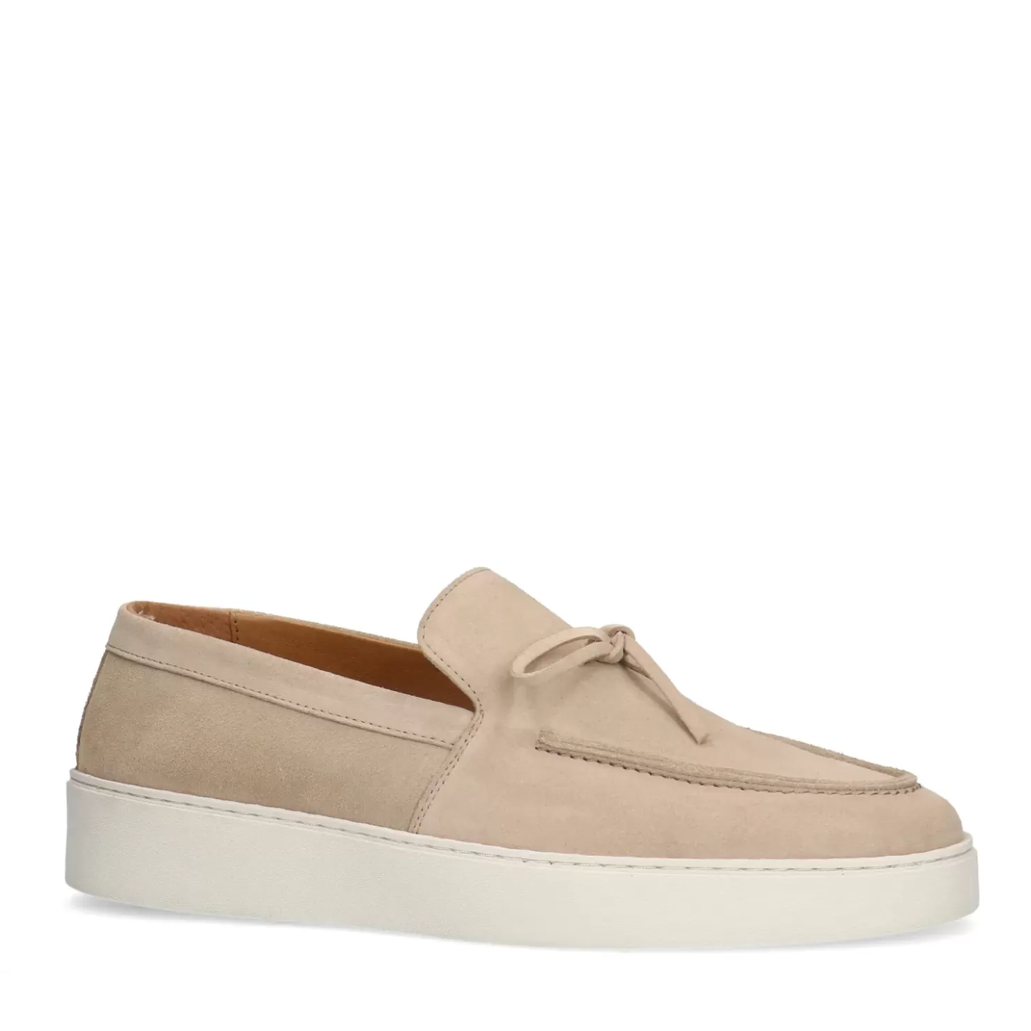 Best Suede Loafers - Beige Men Moccasins